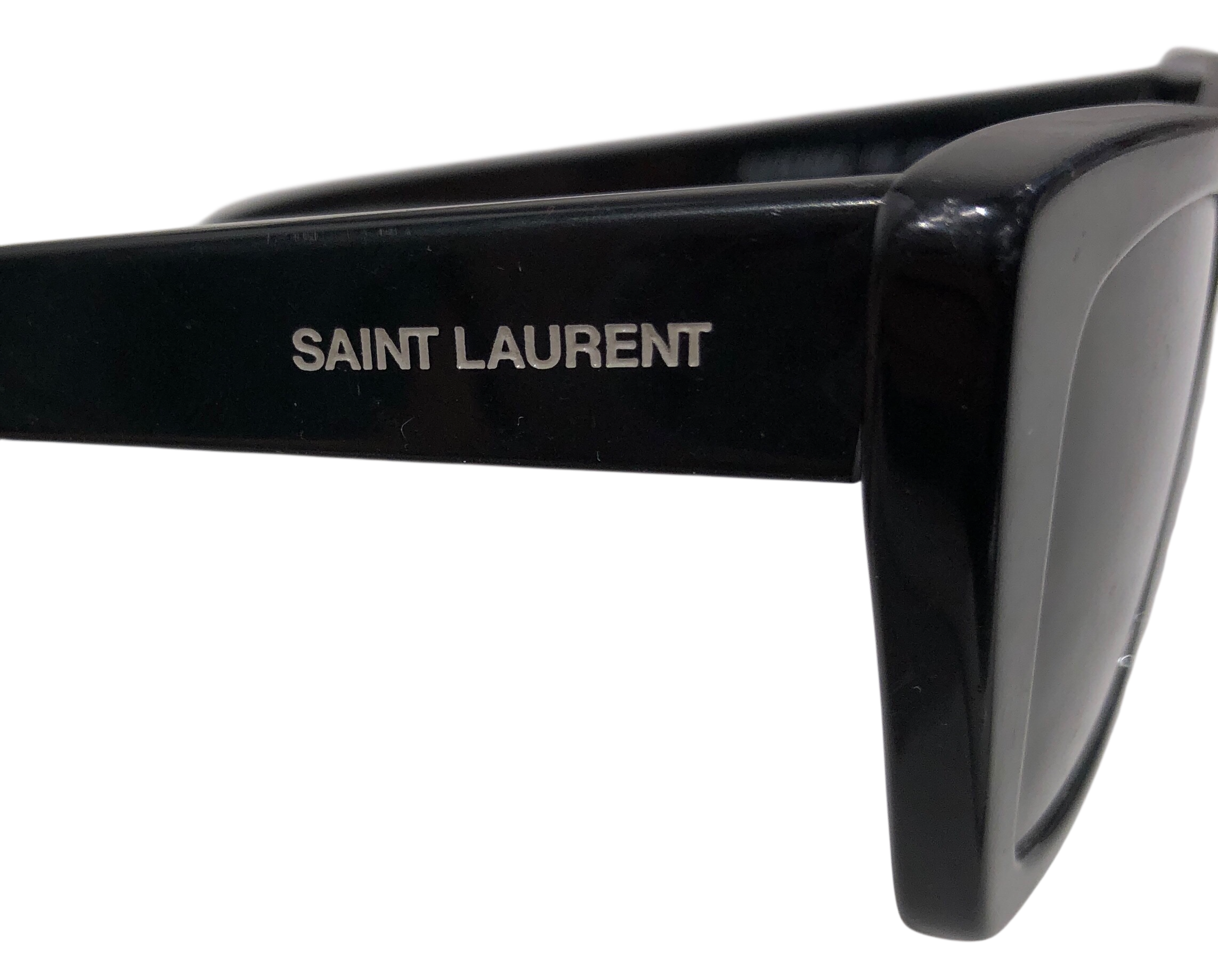 SAINT LAURENT/Sunglasses/Plastic/BLK/ view 3