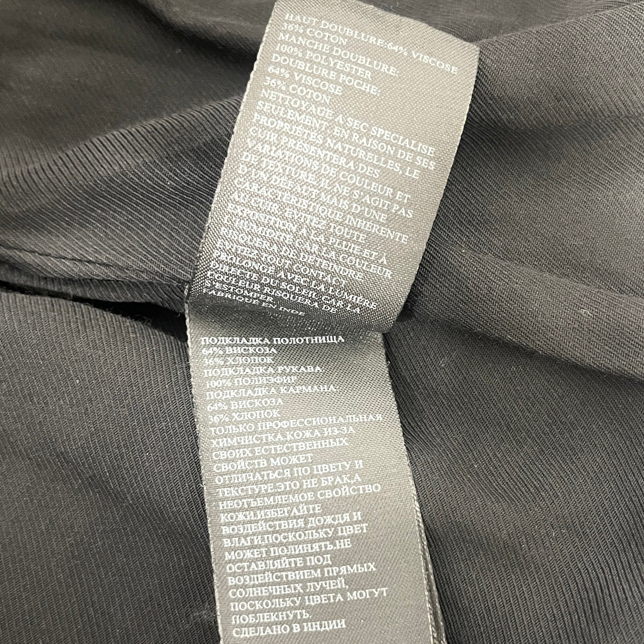 ALLSAINTS/Leather Jkt/0/Leather/GRY/WAIST ADJUSTMENT view 5