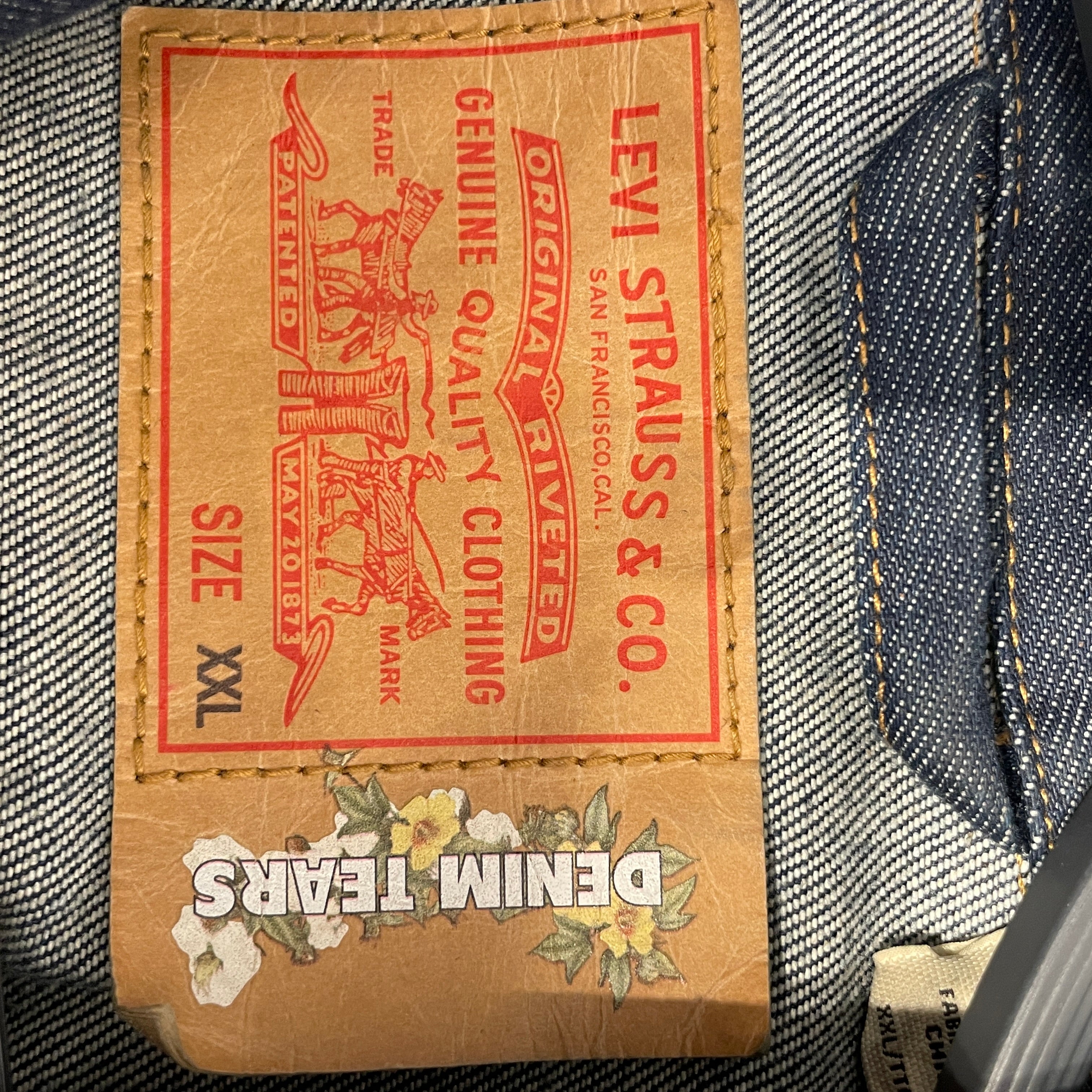 DENIM TEARS/Denim Jkt/XXL/Denim/IDG/TYPE 2 DENIM JACKET view 3