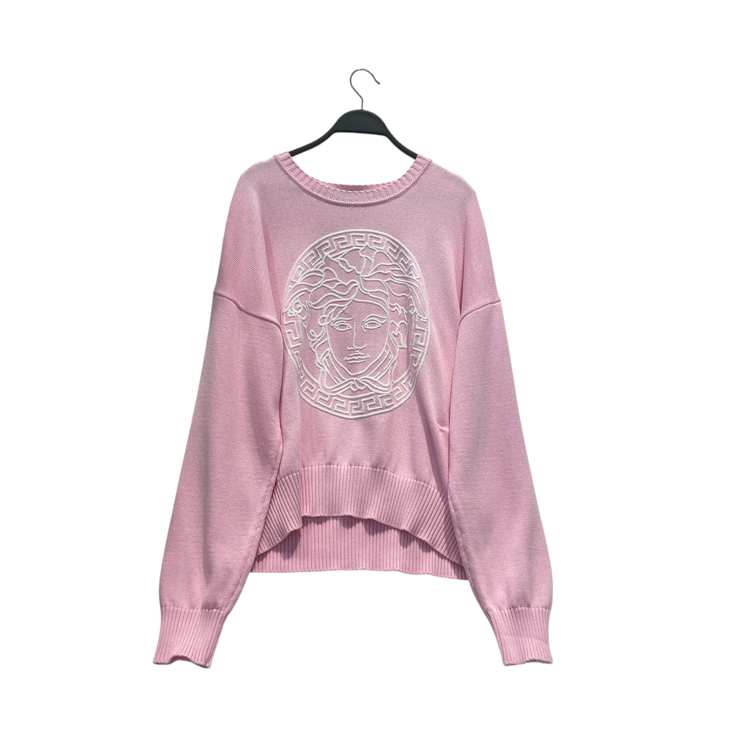 VERSACE/Heavy Sweater/46/Cotton/PNK/ view 1