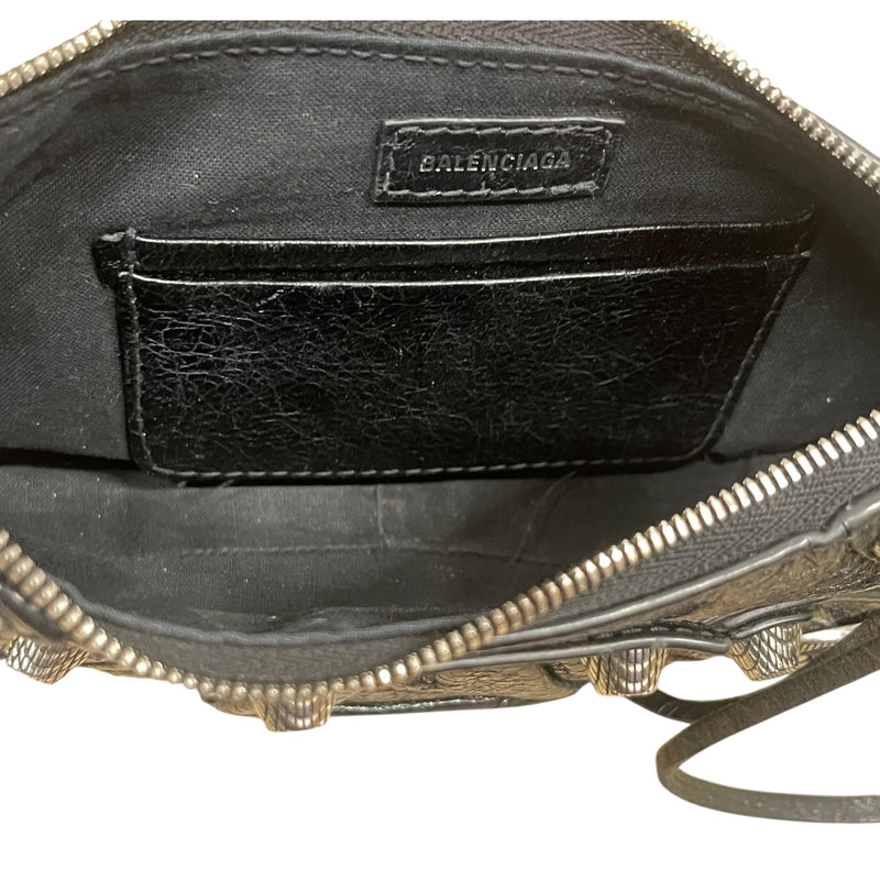 BALENCIAGA/Cross Body Bag/OS/Leather/BLK/