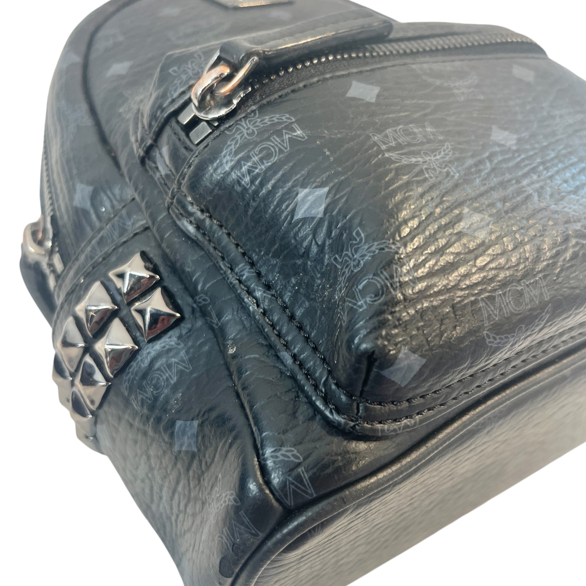 MCM/Bag/OS/All Over Print/Leather/BLK/mcm all over view 8