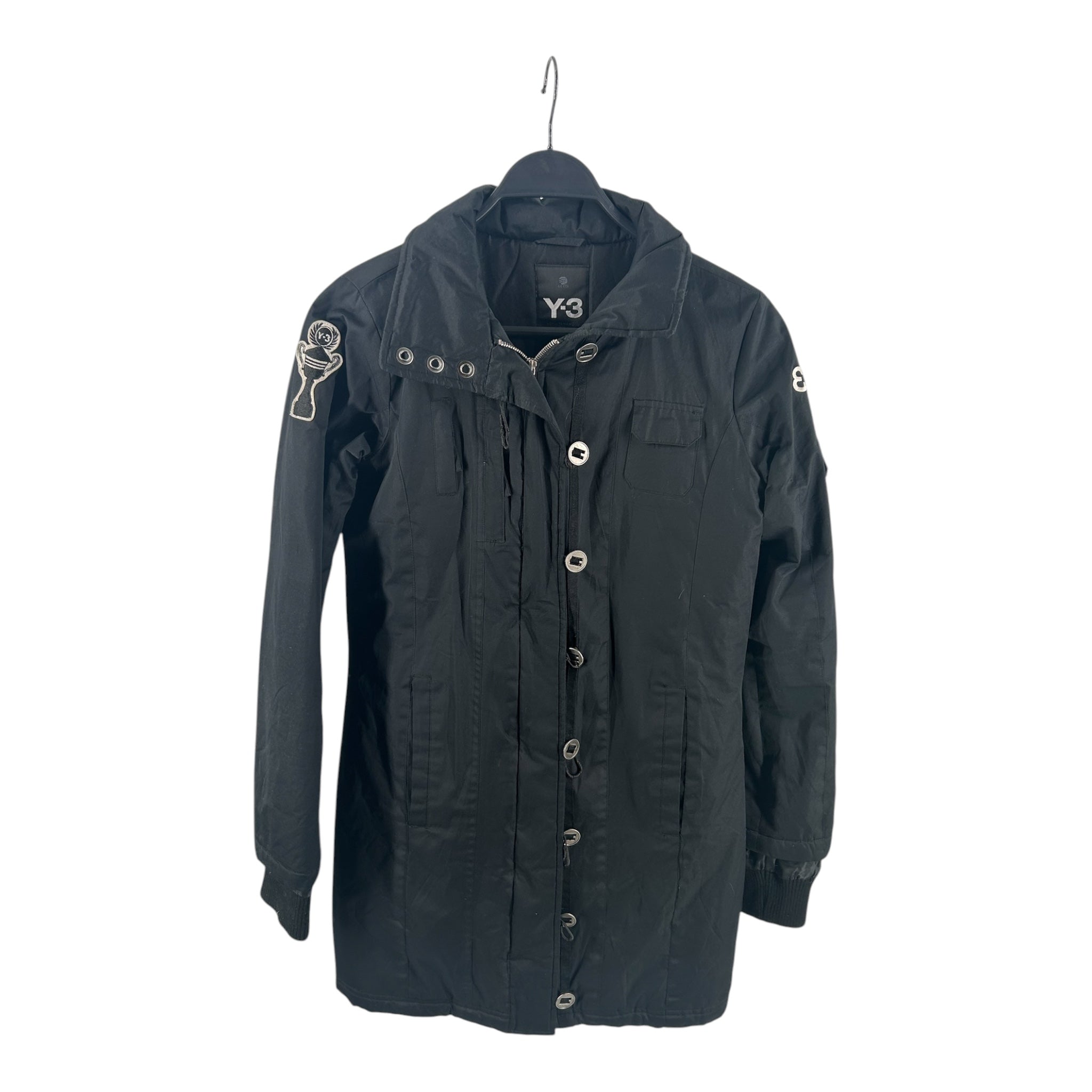 Y-3/Coat/M/Nylon/BLK/kck005 Y3 Trophy on side view 1