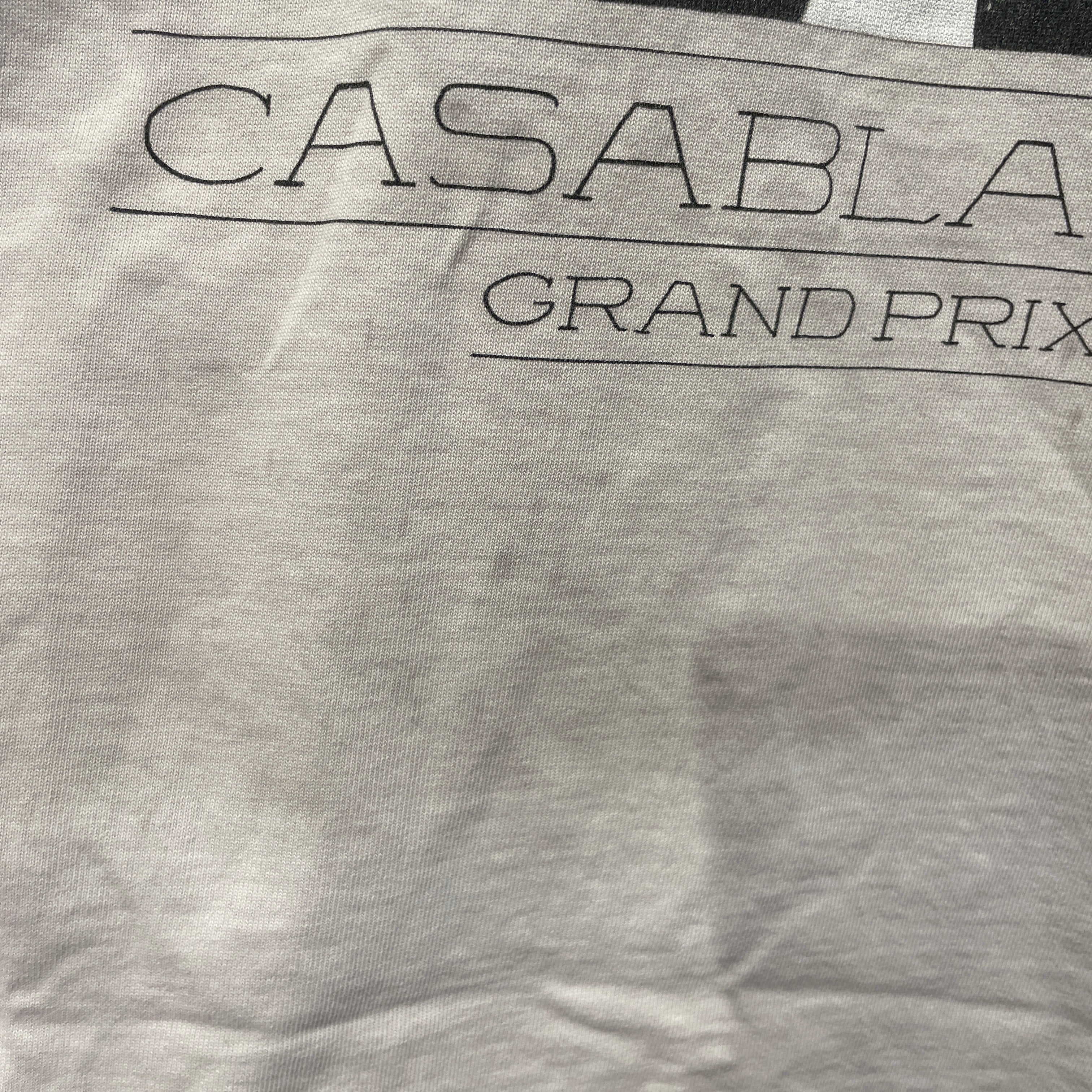 CASABLANCA/T-Shirt/L/Cotton/WHT/Graphic/GRAND PARK TEE view 5