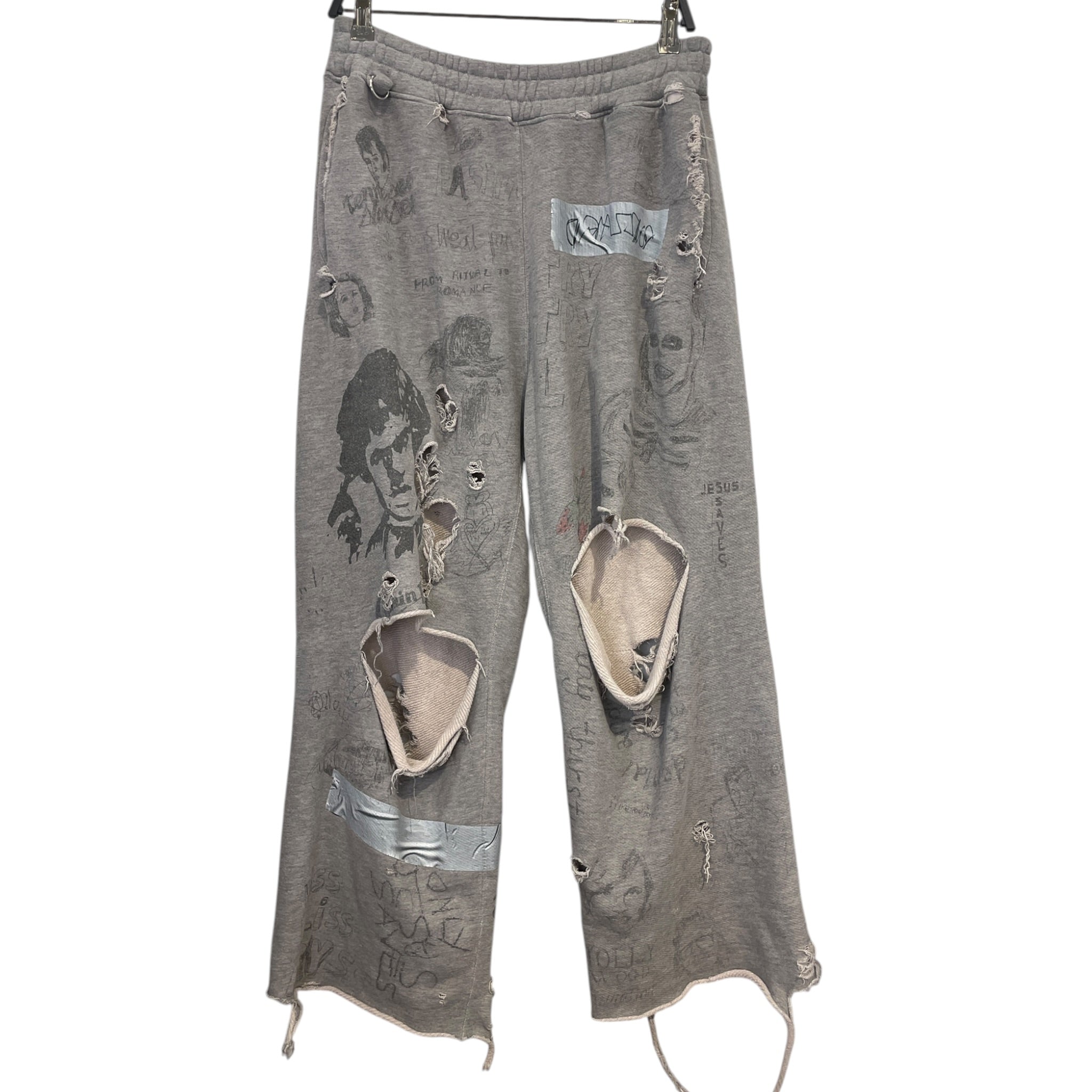 Paly(PALY HOLLYWOOD)/Pants/L/Cotton/GRY/Graphic/PALY HOLLYWOOD view 1