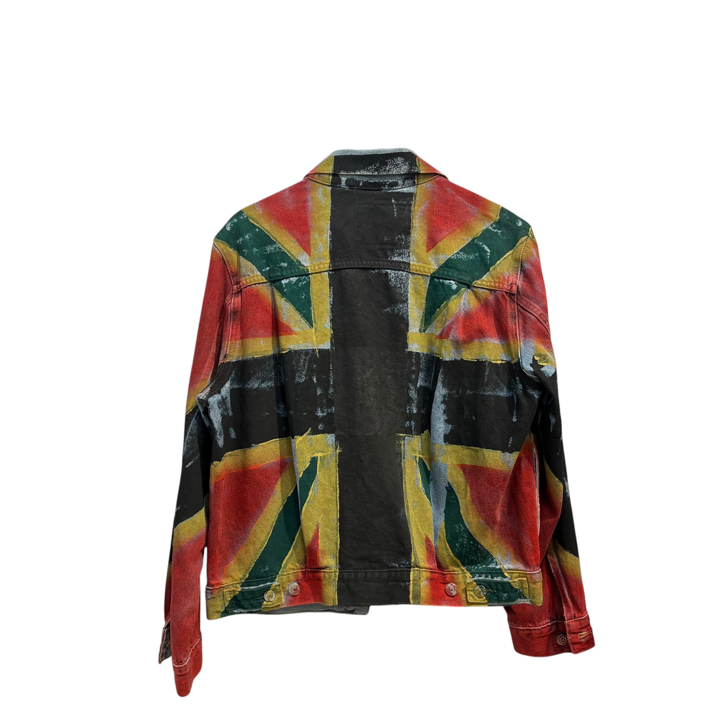 DENIM TEARS/Levi's/Denim Jkt/S/Cotton/MLT/UNION JACK DENIM JACKET view 2
