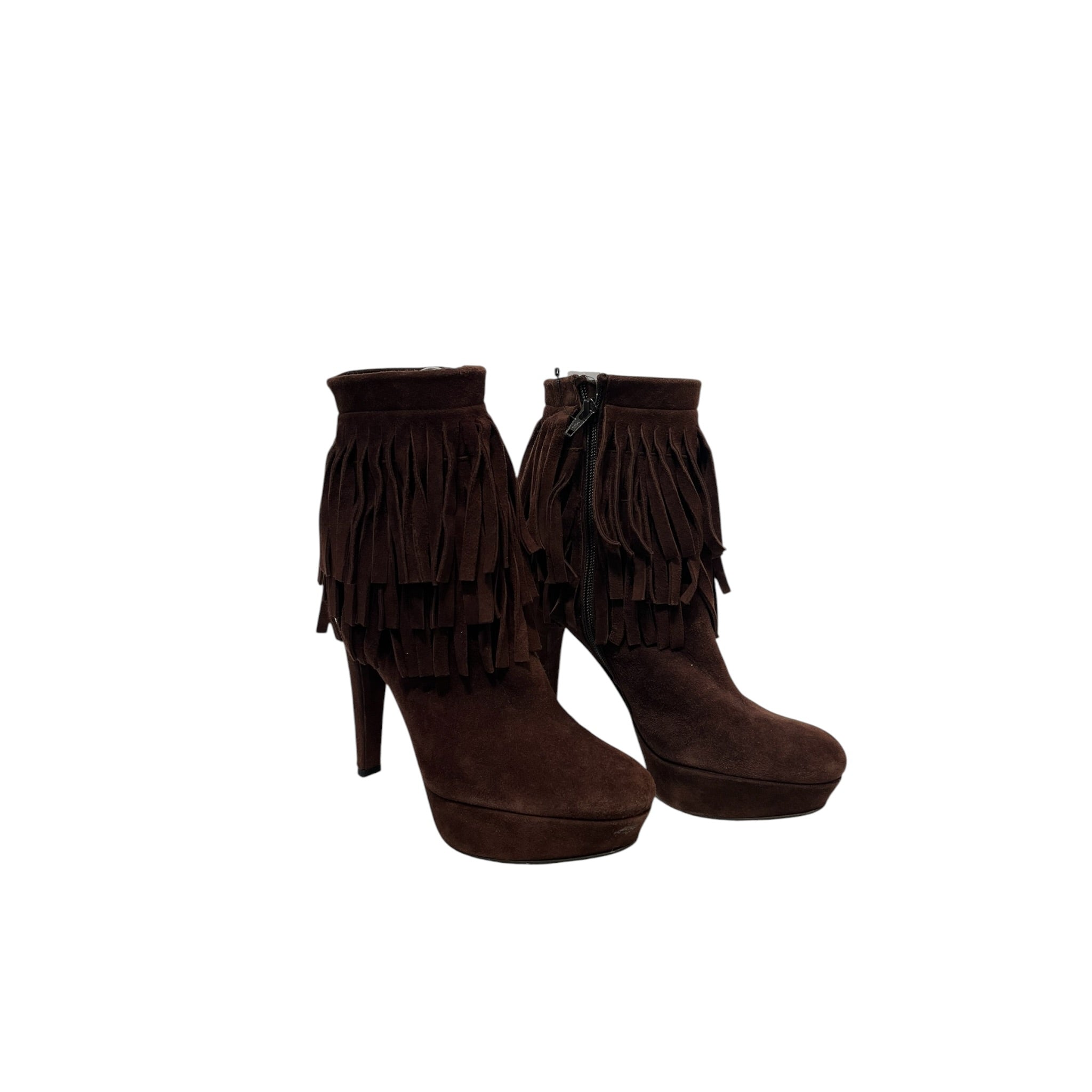STUART WEITZMAN/Heels/US 7.5/Suede/BRW/ view 1