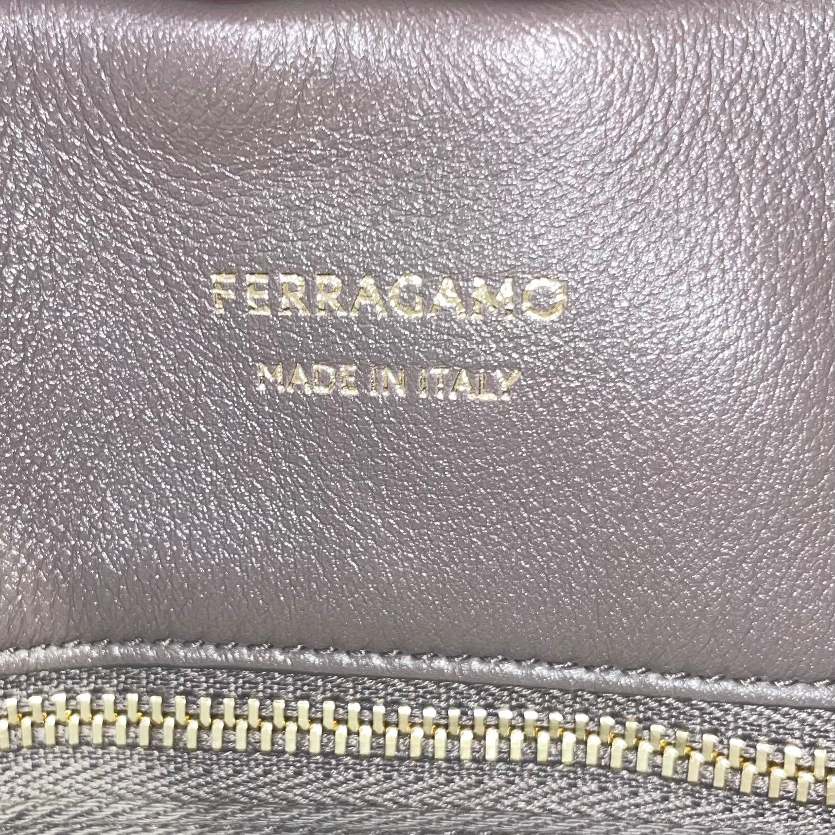 Salvatore Ferragamo/Hand Bag/Leather/GRY/feragama hobo/gld/dh-21-9805 view 5