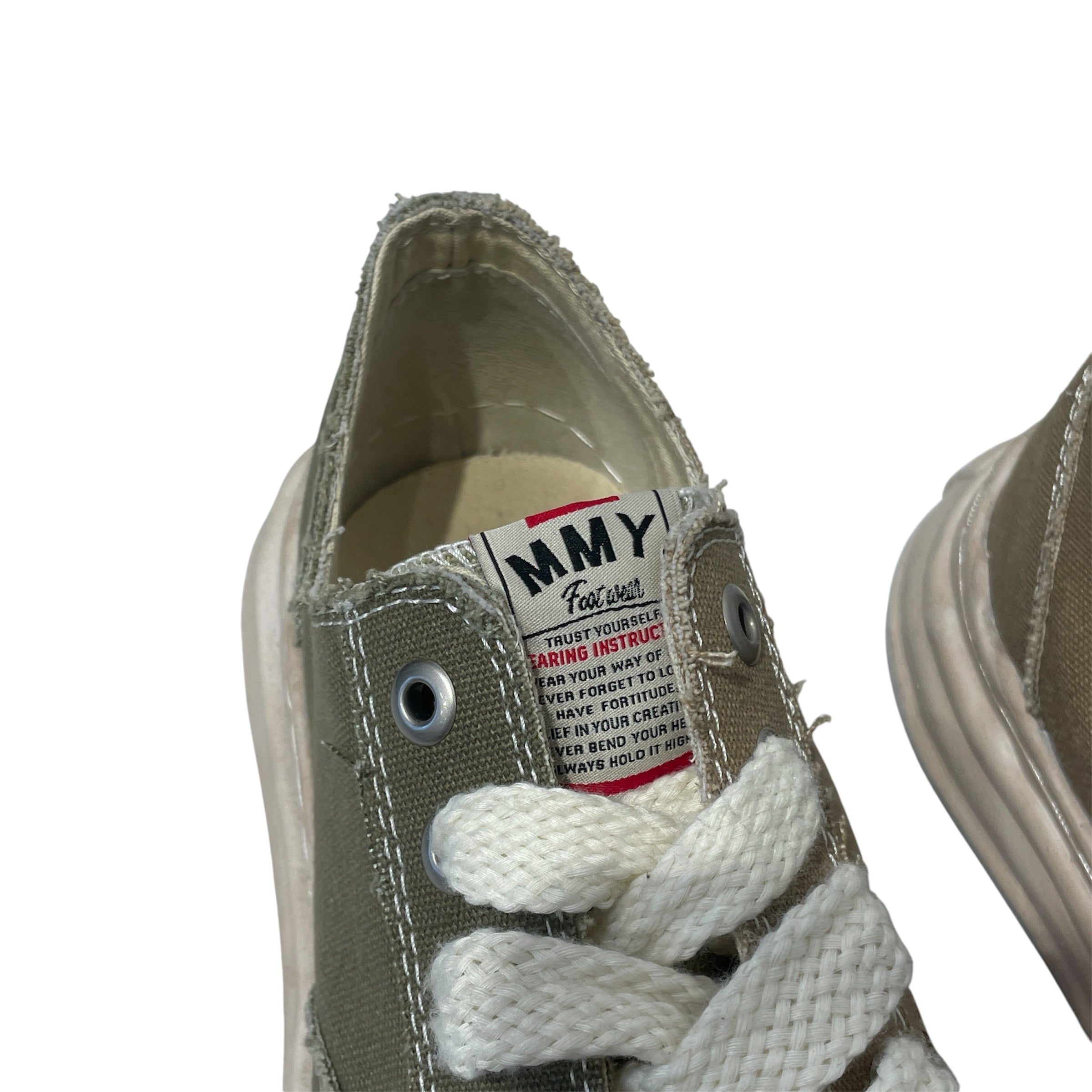 MIHARA YASUHIRO/Low-Sneakers/EU 43/Cotton/KHK/ view 2