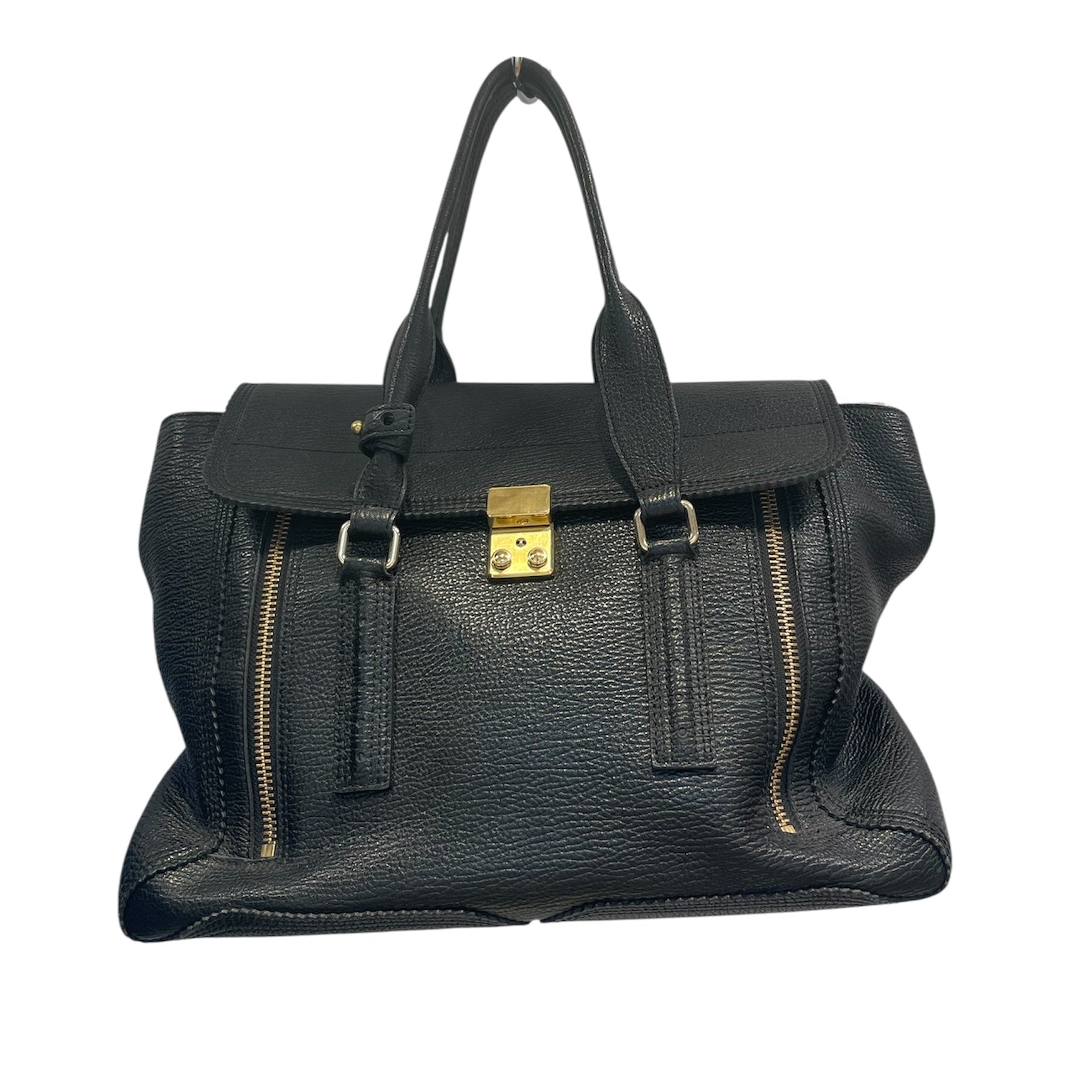 3.1 phillip lim/Bag/Leather/BLK/PASHLI SATCHEL/DOUBLE ZIPPERS view 1