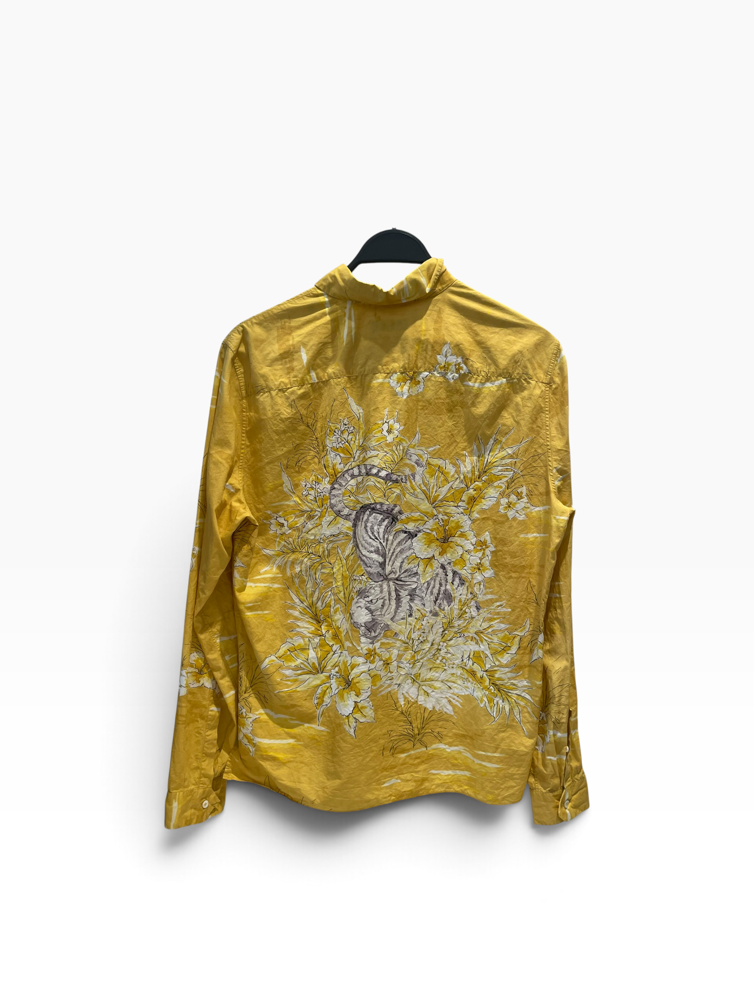 VALENTINO GARAVANI/LS Shirt/41/Cotton/YEL/All Over Print/ view 1