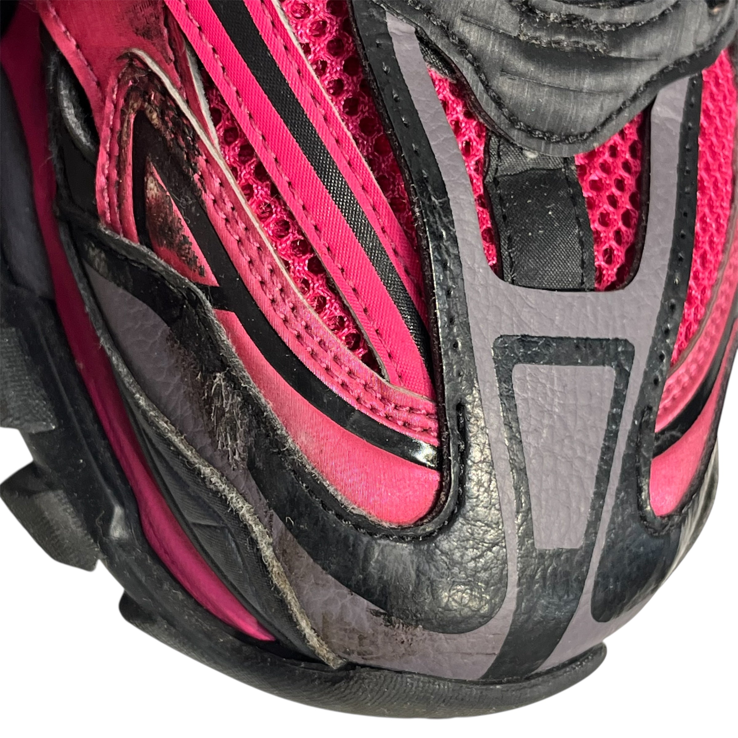 BALENCIAGA/Low-Sneakers/EU 43/Cotton/BLK/Track 2 Pink view 3