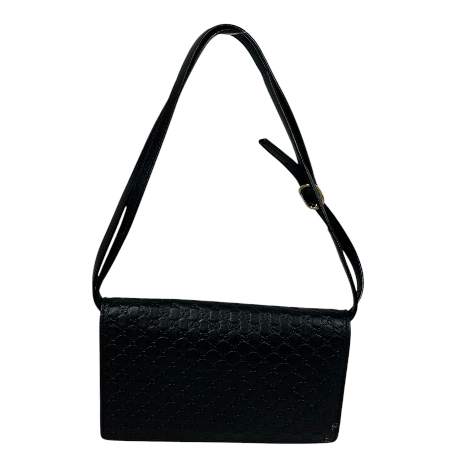 GUCCI/Cross Body Bag/Monogram/Leather/BLK/466507 525040 view 2