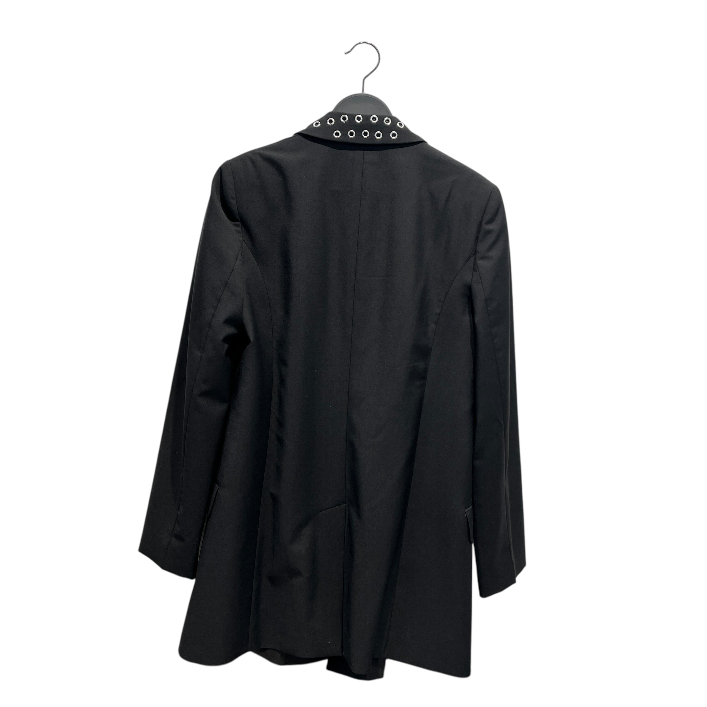 Alexander McQueen/Jacket/S/Wool/BLK/Eyelet Collared Blazer view 2