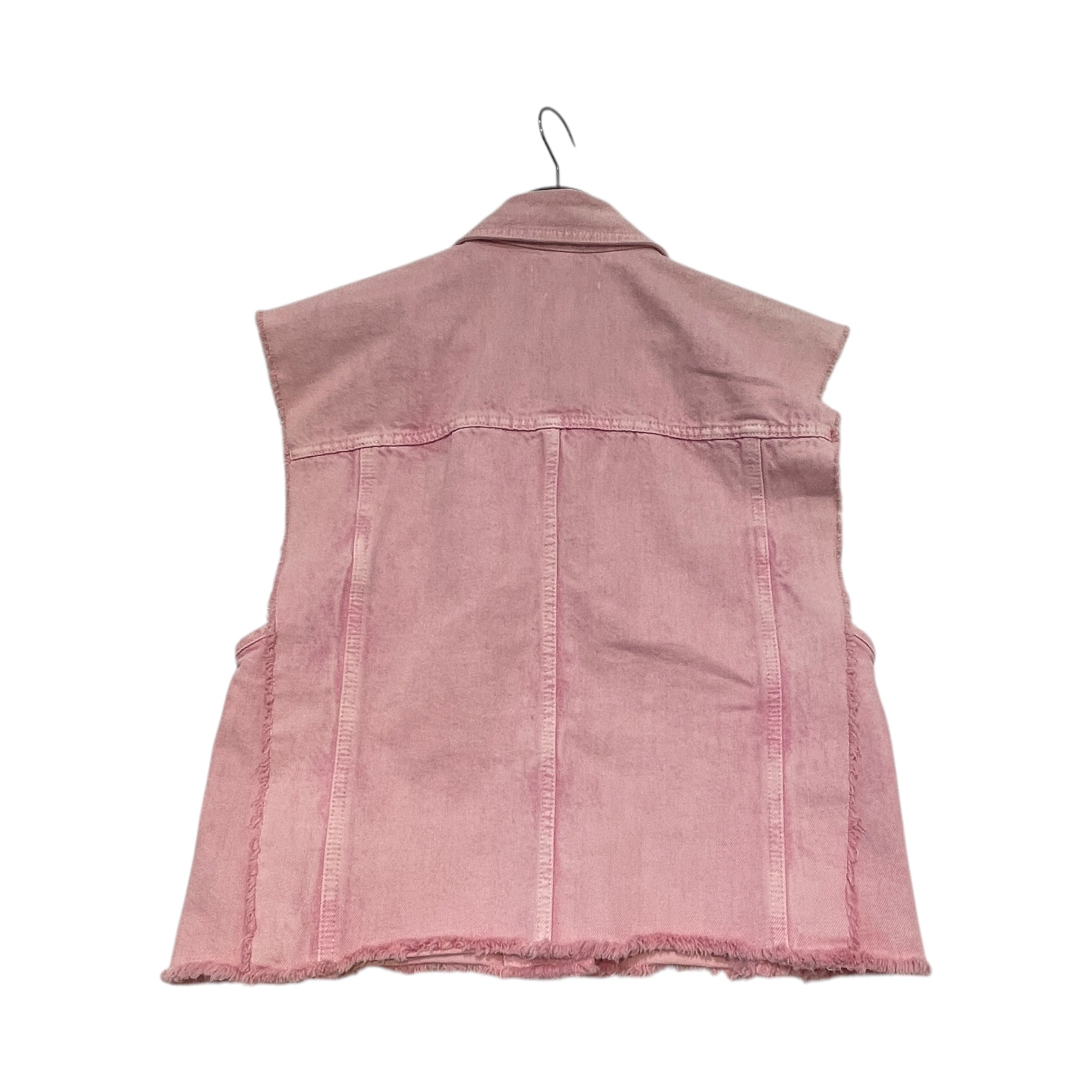 ISABEL MARANT ETOILE/Denim Jkt/36/Denim/PNK/Cut Off Sleeves view 2
