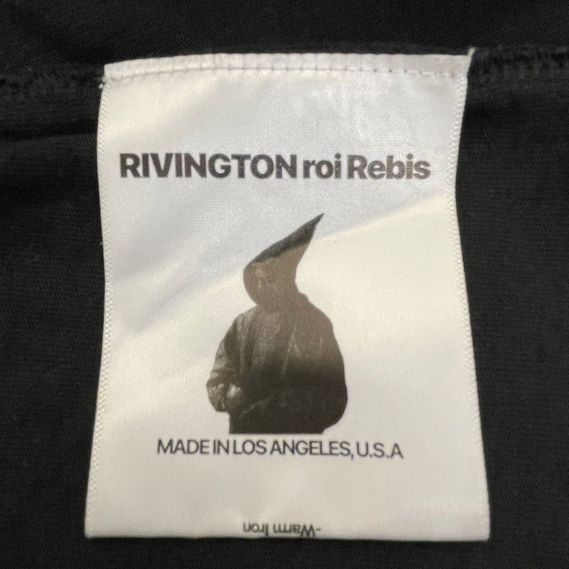 RRR123 RIVINGTON roi Rebis/LS T-Shirt/XL/Cotton/BLK/WHERE THE WILD THINGS WORSHIP