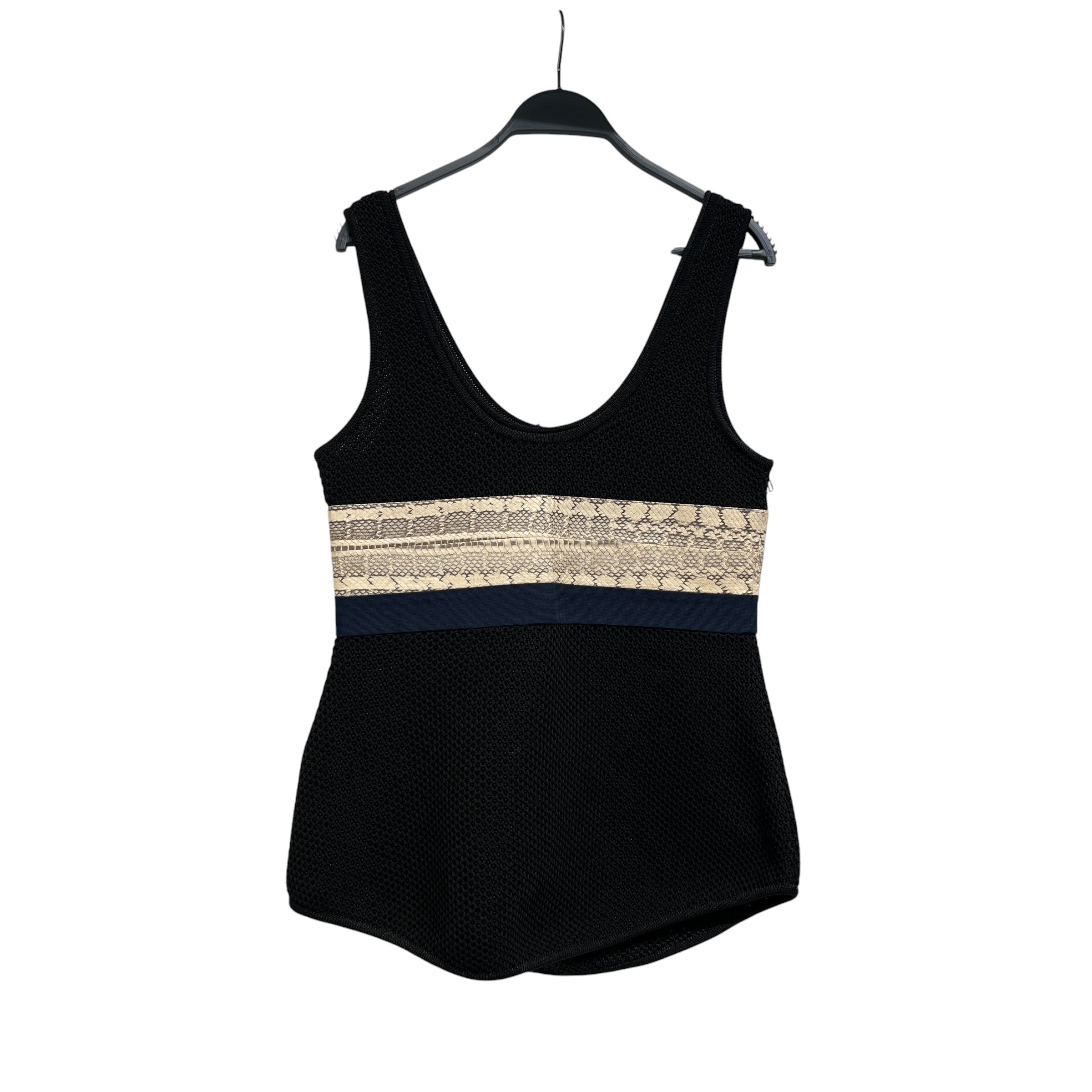 PROENZA SCHOULER/Cut & Sew/M/Polyester/BLK/Snakeskin view 2