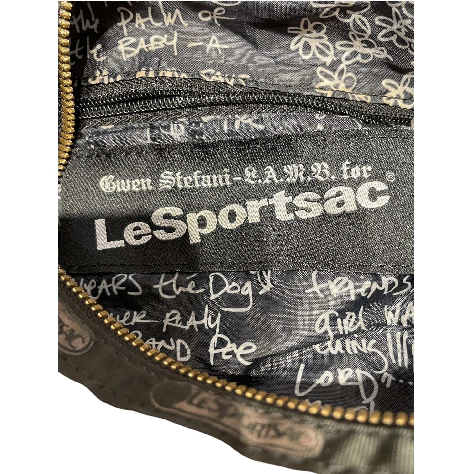 LESPORTSAC/L.A.M.B./Cross Body Bag/Nylon/BRD/Vintage 2004 Hella Hobo Bag view 5