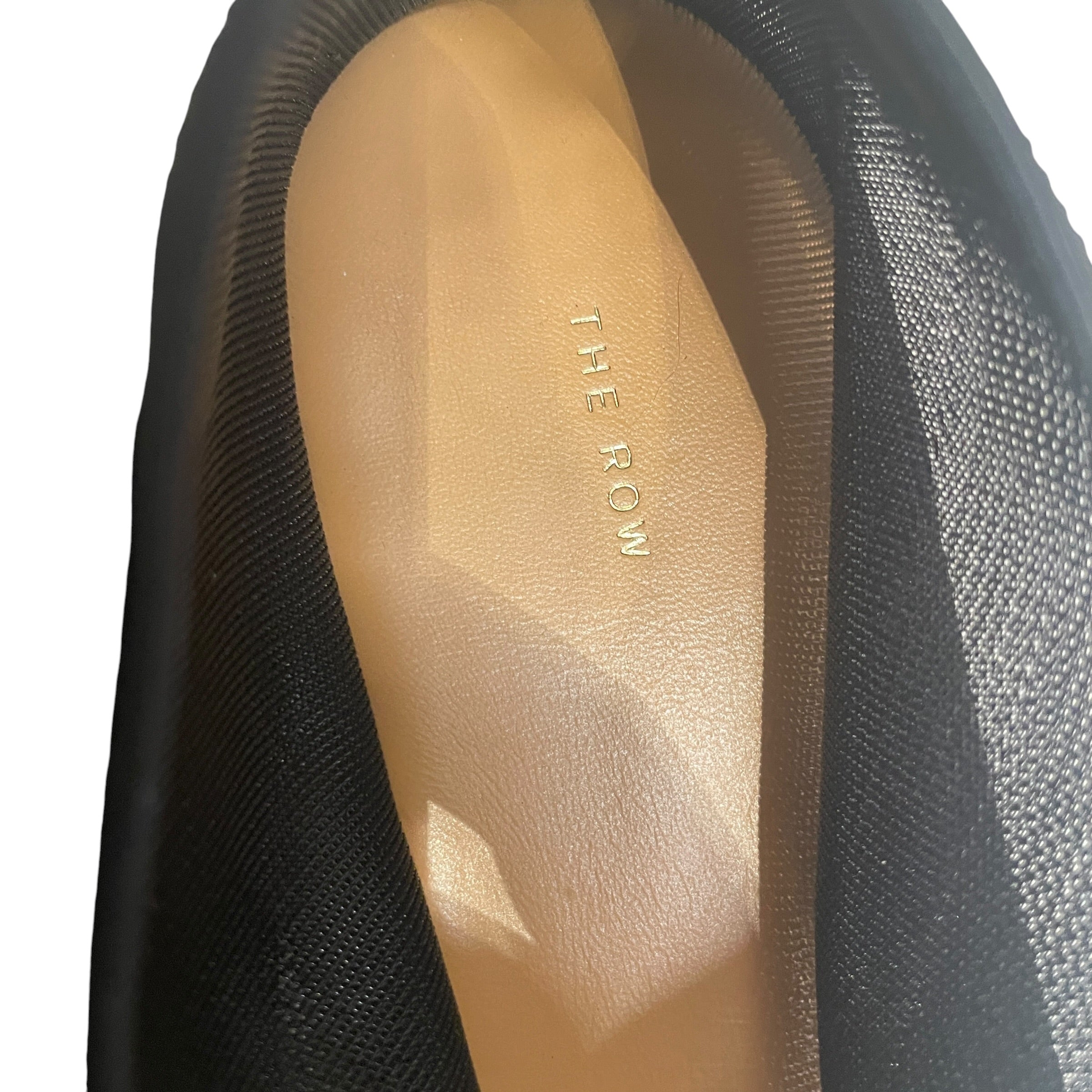THE ROW/Flat Shoes/EU 38/Leather/BLK/mesh ballet flats view 3