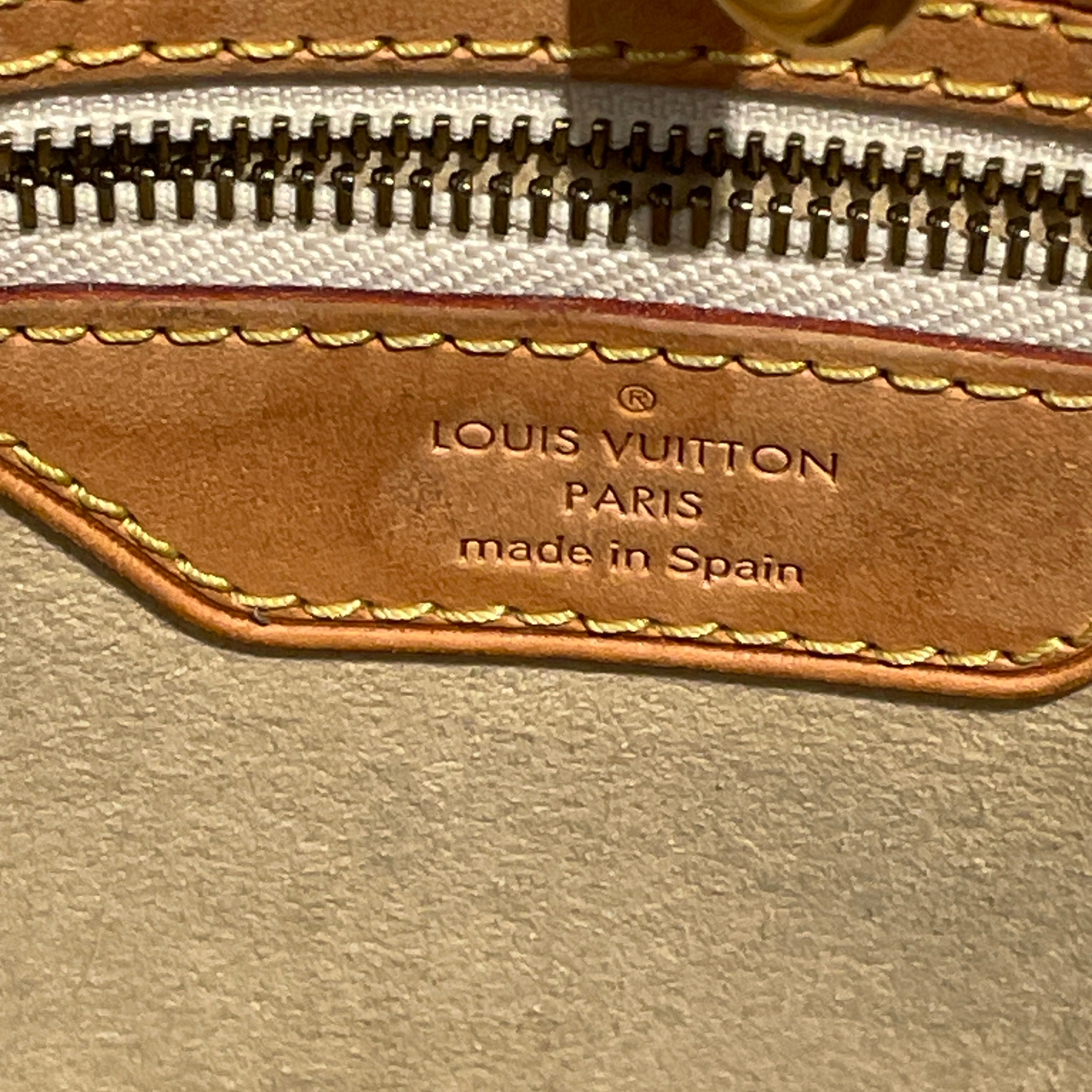 LOUIS VUITTON/Hand Bag/Monogram/Leather/CRM/DAMIER AZUR HAMPSTEAD MM view 5