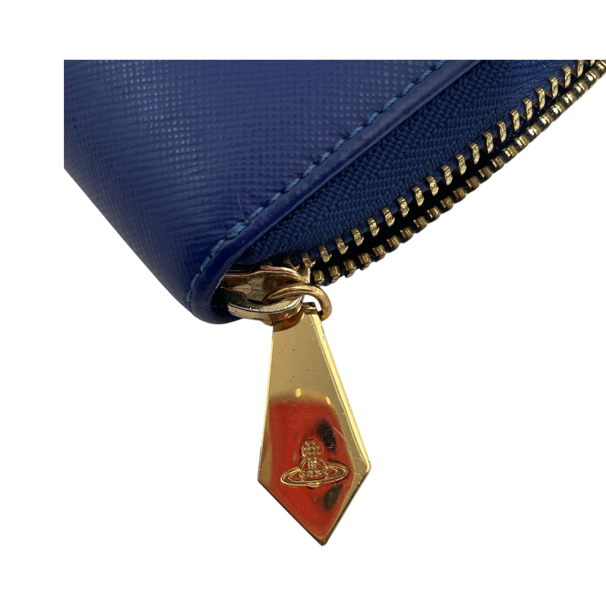 Vivienne Westwood/Long Wallet/Leather/BLU/L's/ view 3