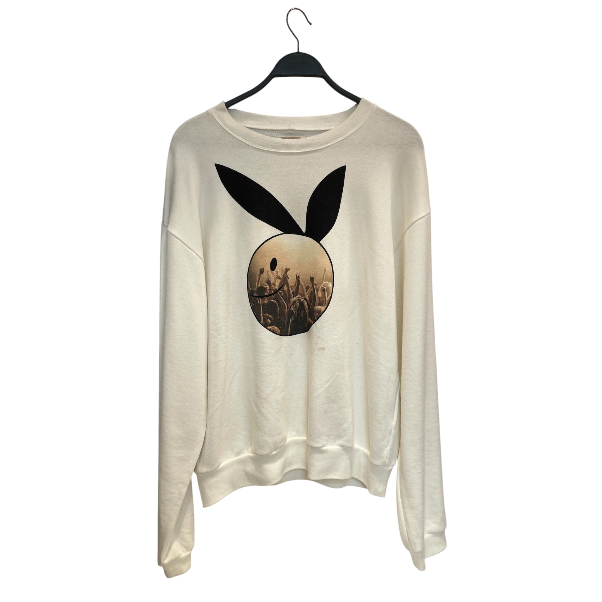 KAPITAL/Sweatshirt/S/Cotton/WHT/bunny logo view 1