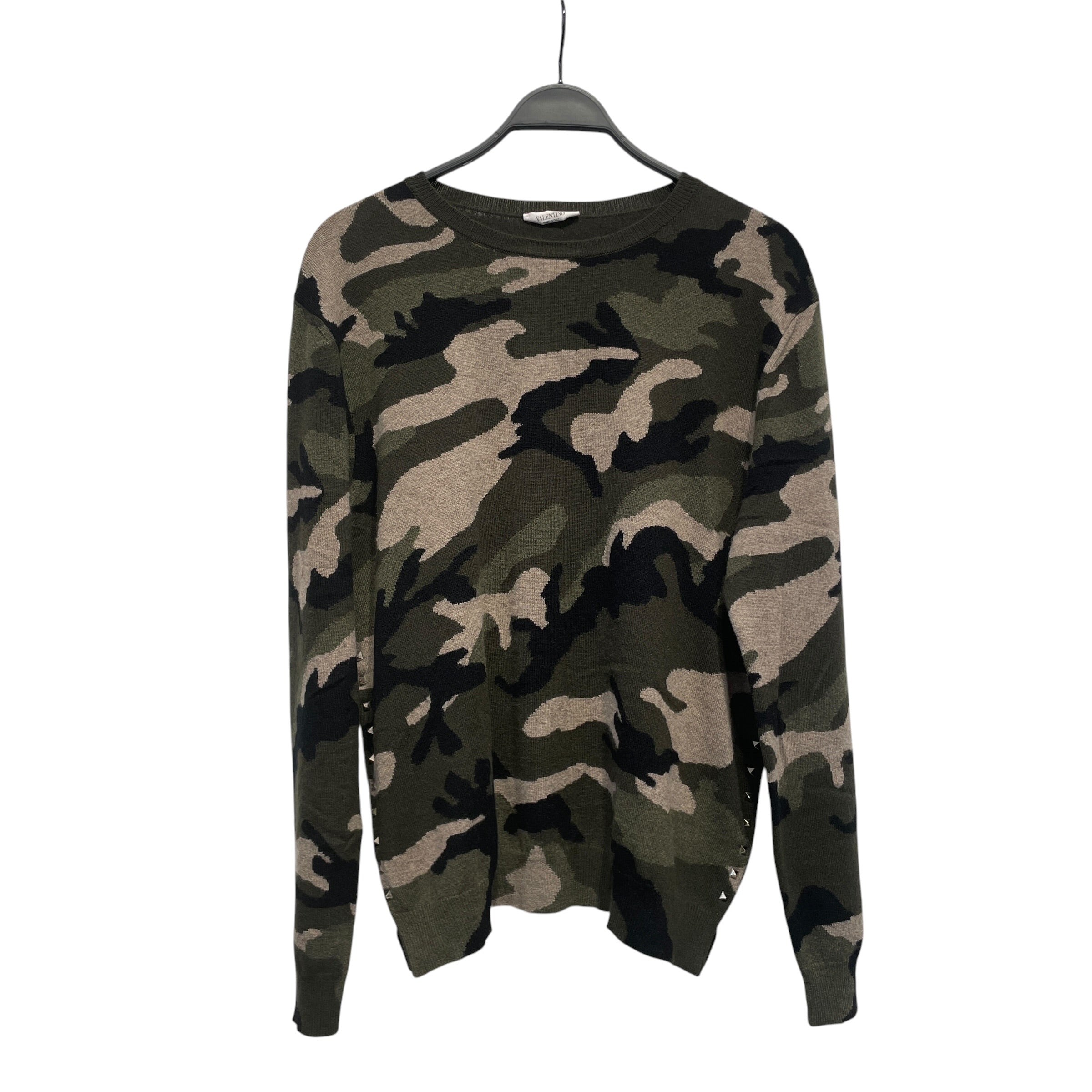 VALENTINO/Sweater/XL/Camouflage/GRN/CAMO CASHMERE view 1