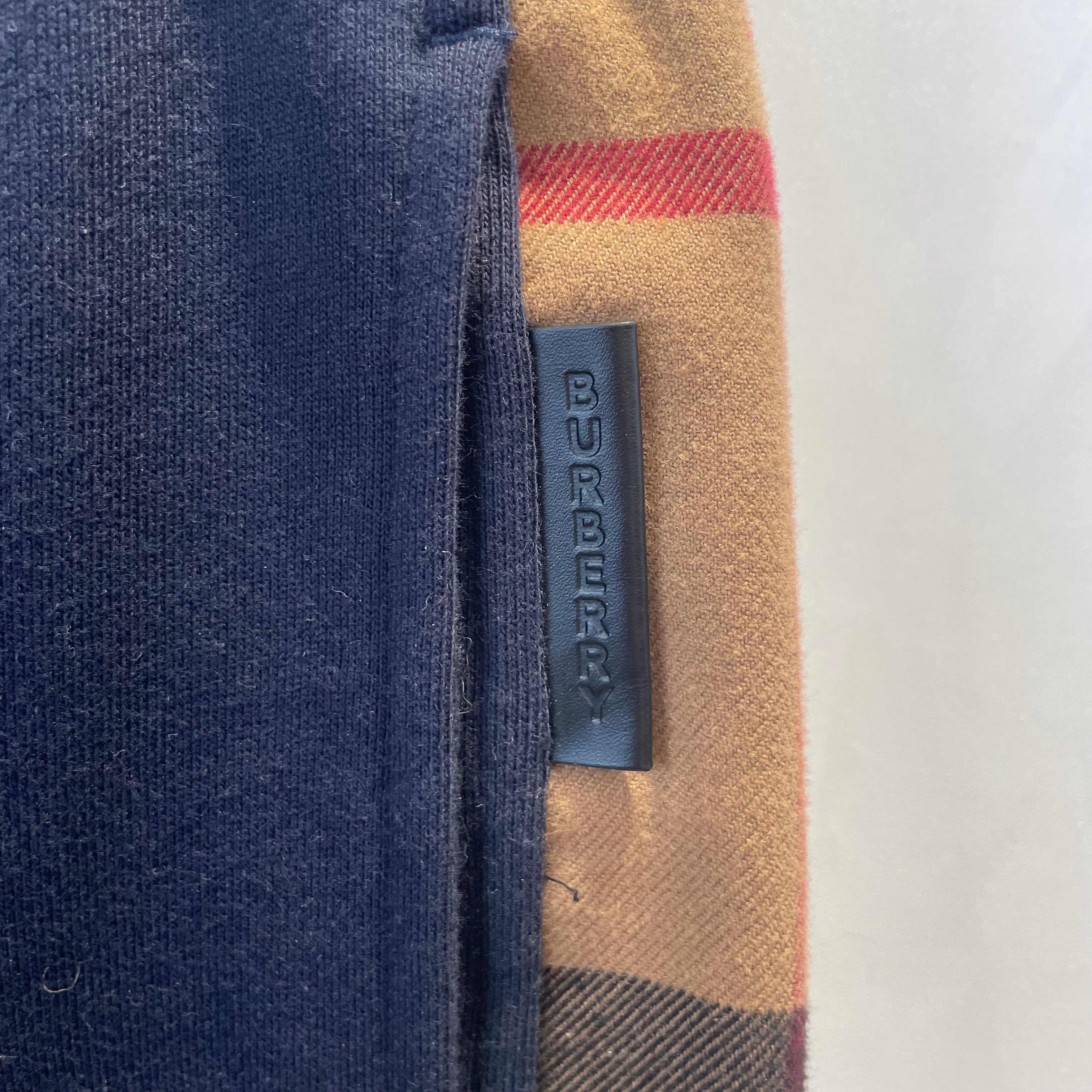 BURBERRY/Pants/M/Cotton/NVY/ckeck panel jogging view 3