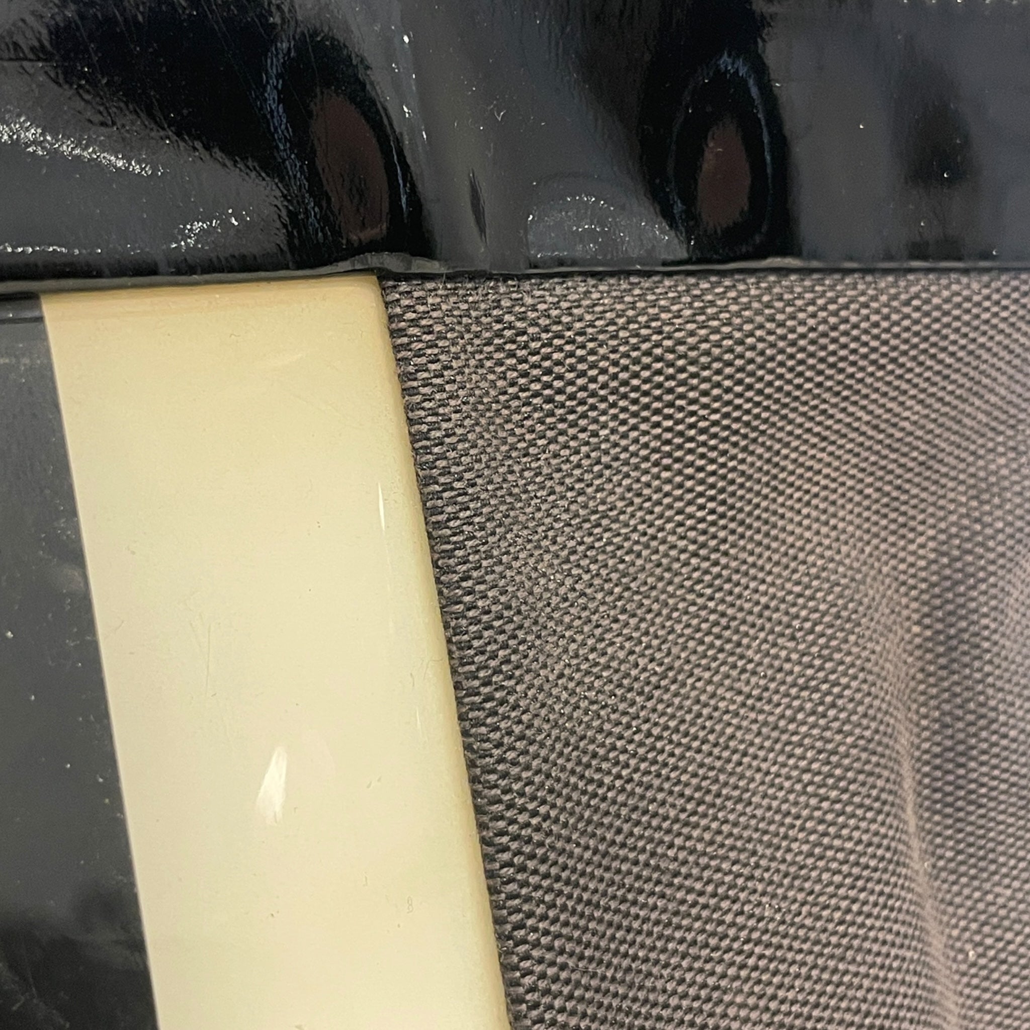 GUCCI/Tote Bag/Leather/BLK/WHITE STRIPE view 6