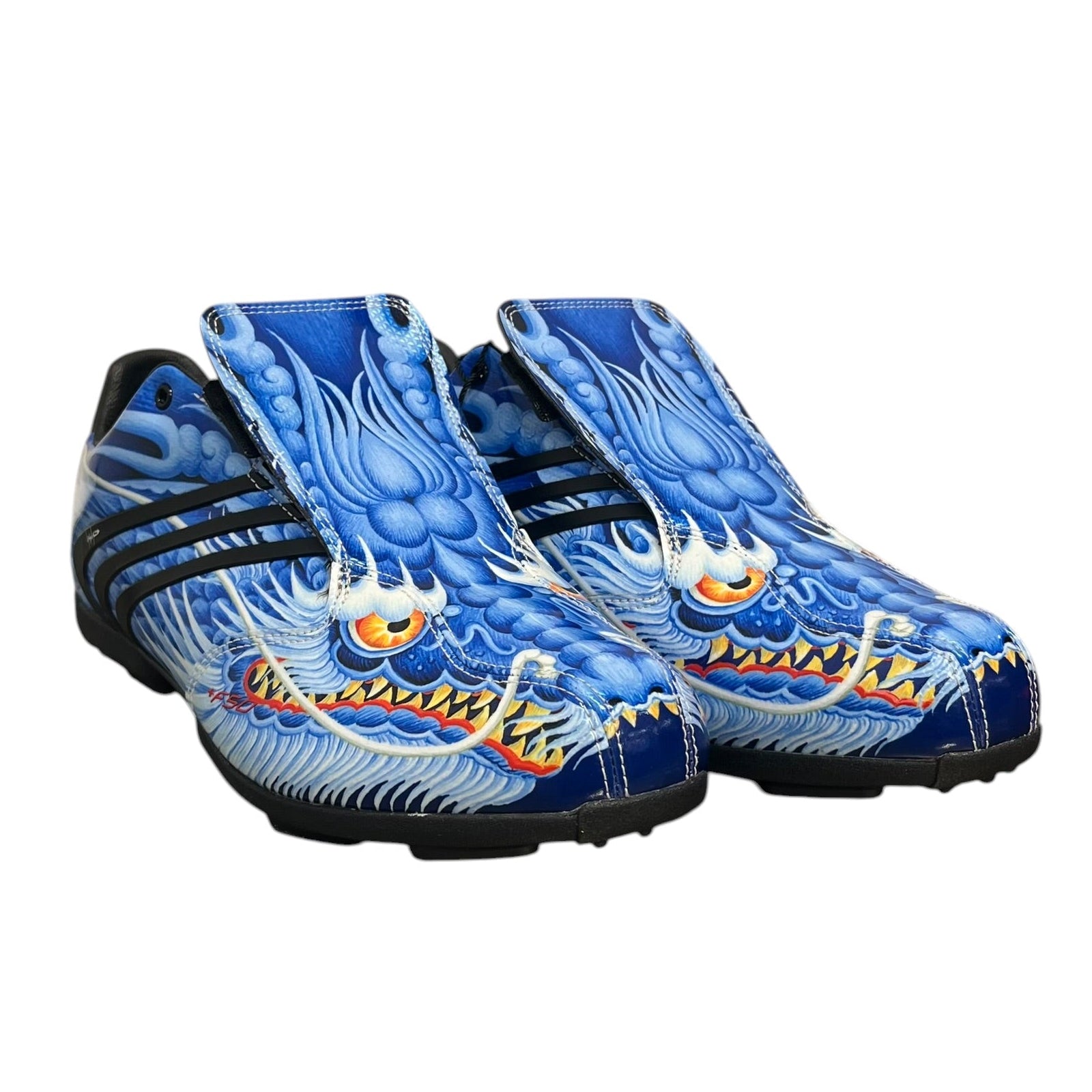 Y-3/Low-Sneakers/US 10.5/Graphic/BLU/BEAST PACK DRAGON NWT view 1