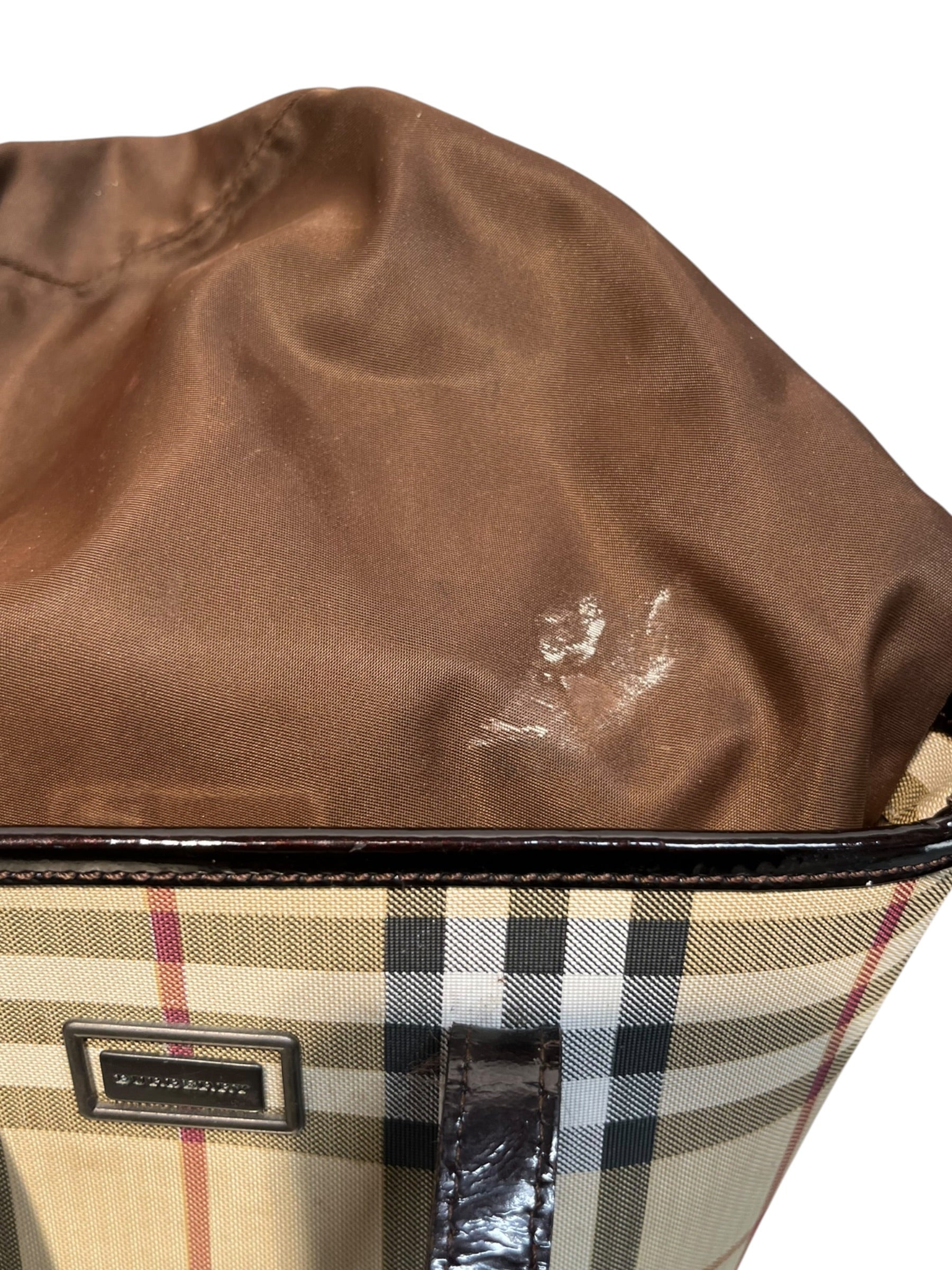 BURBERRY/Tote Bag/Gingham Check/Polyester/CML/BUCKET TOTE view 9