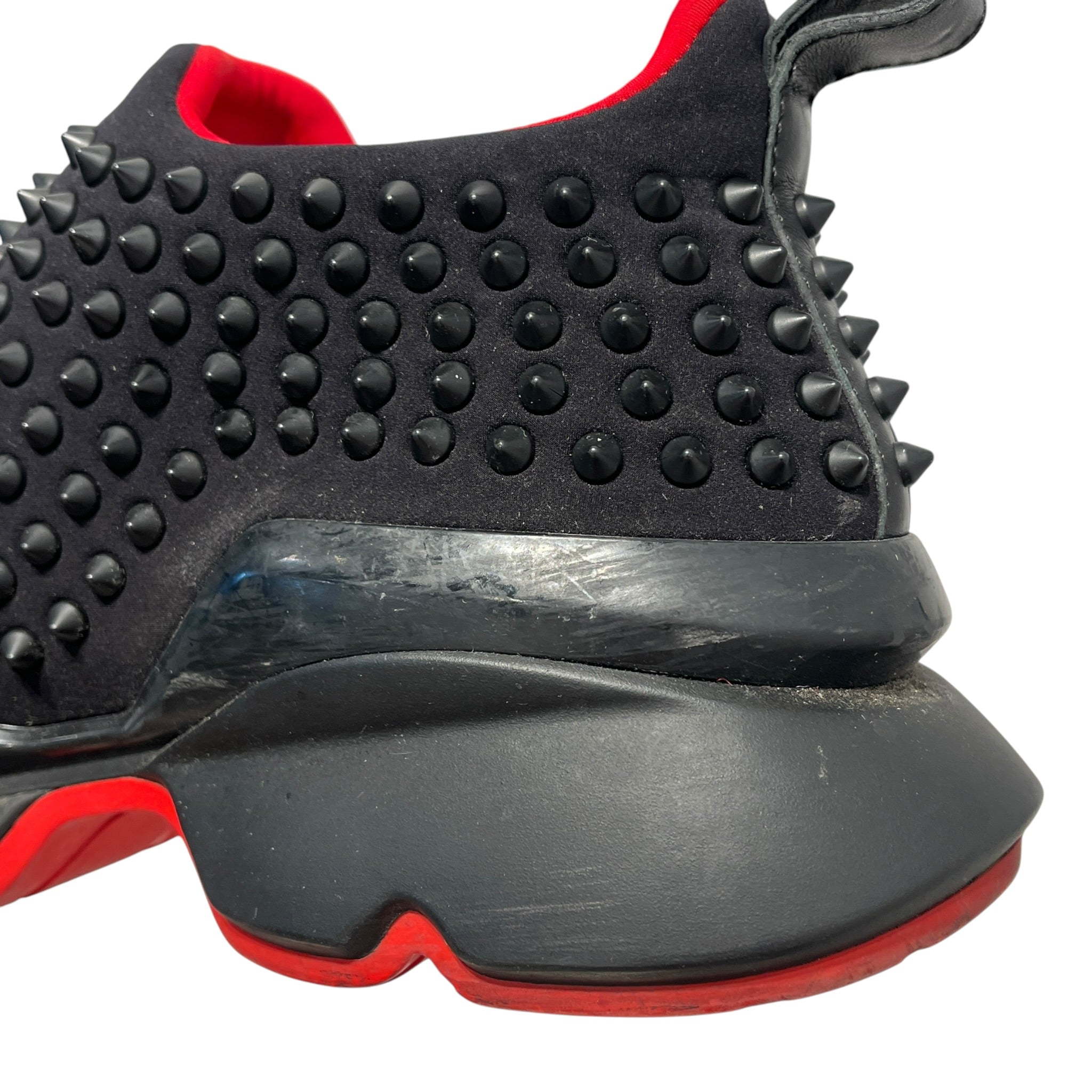 Christian Louboutin/Low-Sneakers/EU 43/BLK/SPIKED SOCK LOUBOUTIN SNEAKER view 6