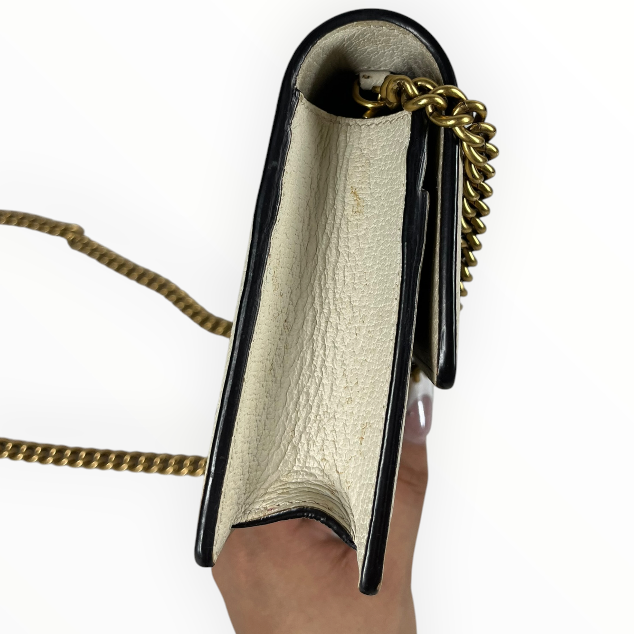 GUCCI/Long Wallet/Monogram/Leather/BEG/L's/GG Supreme Queen MargaretCross view 7