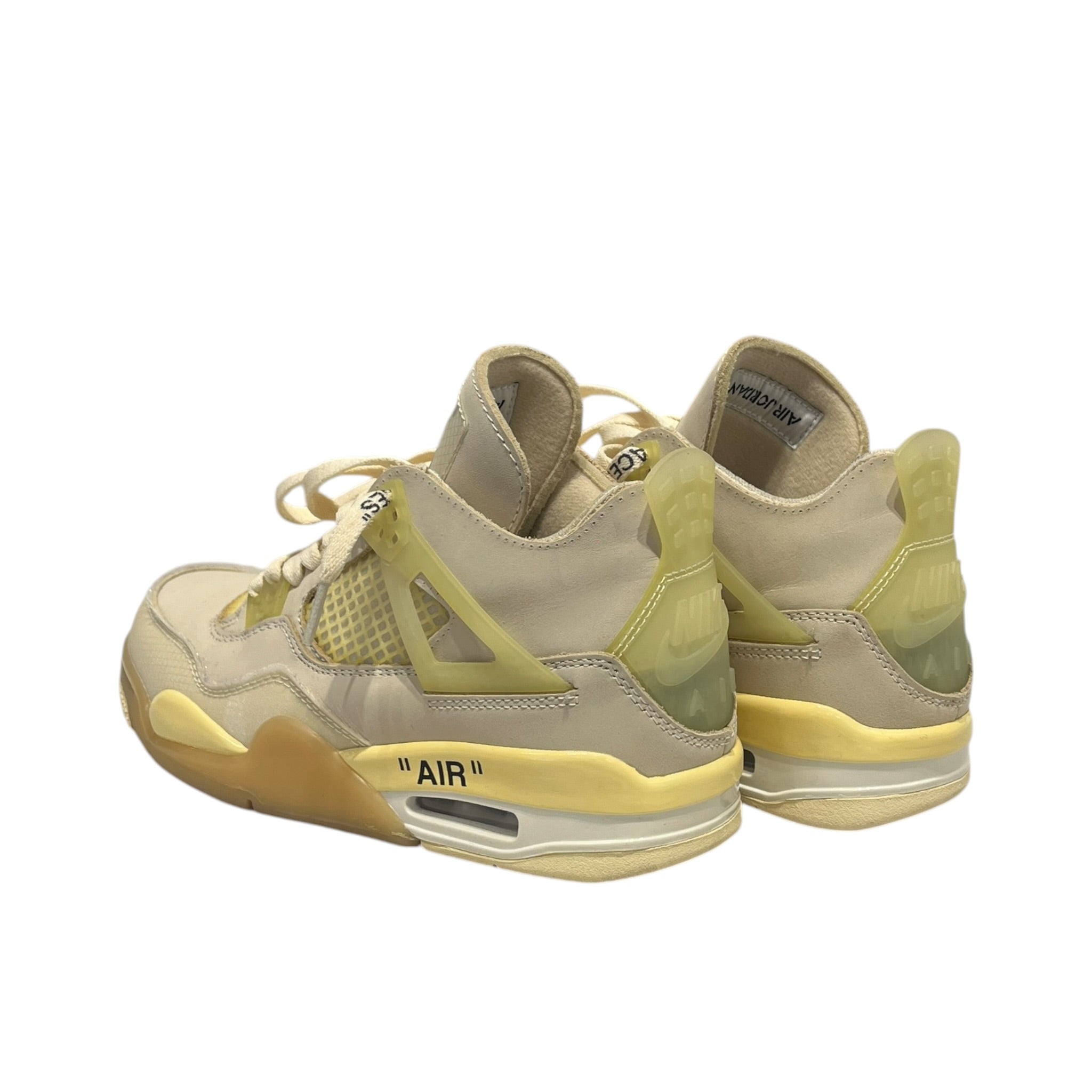 NIKE/OFF-WHITE/Hi-Sneakers/US 8/BEG/AIR J4 WHITE SAIL BEIGE MIDTOP view 2