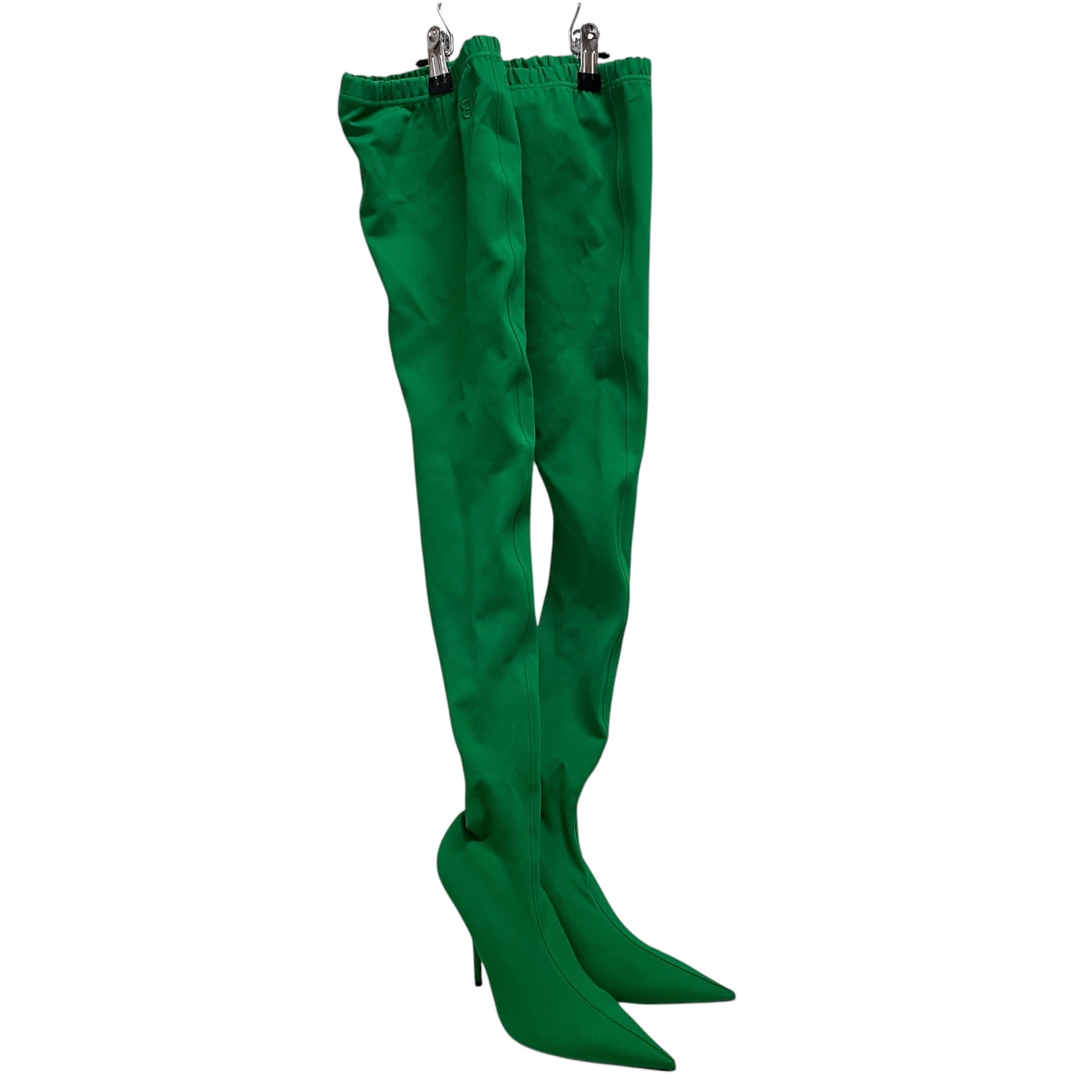BALENCIAGA/Boots/US 7/Cotton/GRN/knife cloth view 1
