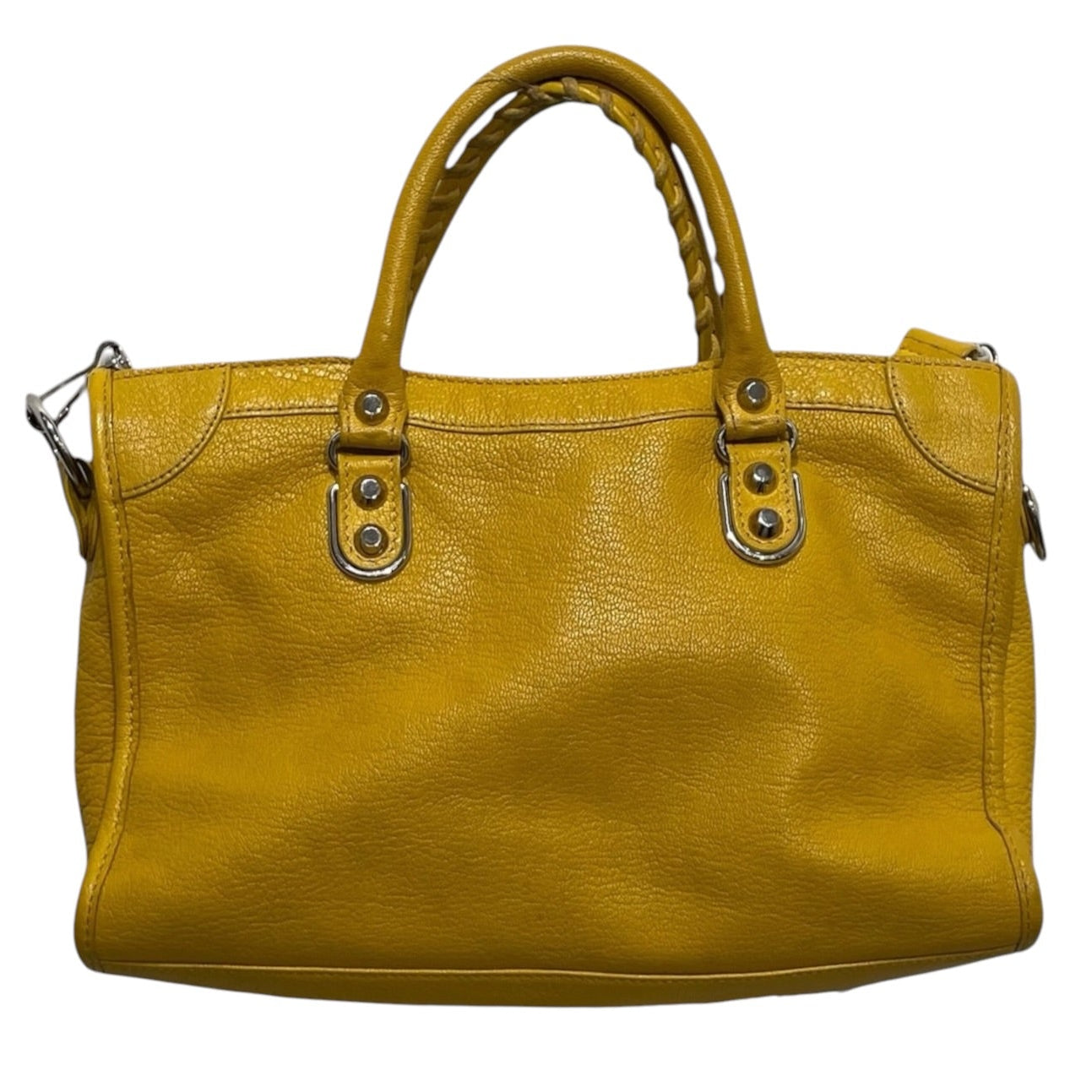 BALENCIAGA/Cross Body Bag/Leather/YEL/CITY BAG view 2