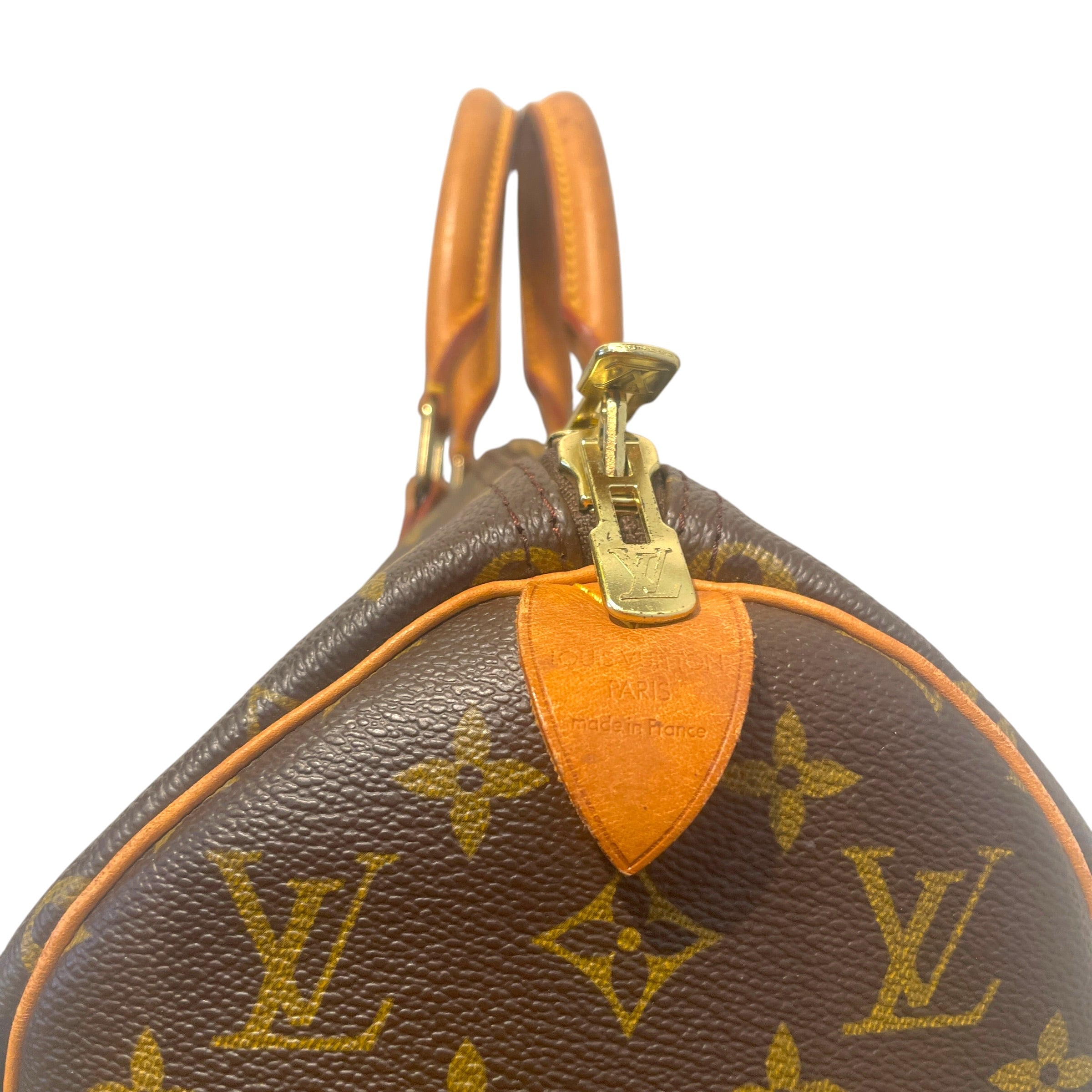 LOUIS VUITTON/Bag/Monogram/Leather/BRW/Keepall Vachetta Leather Bag view 3