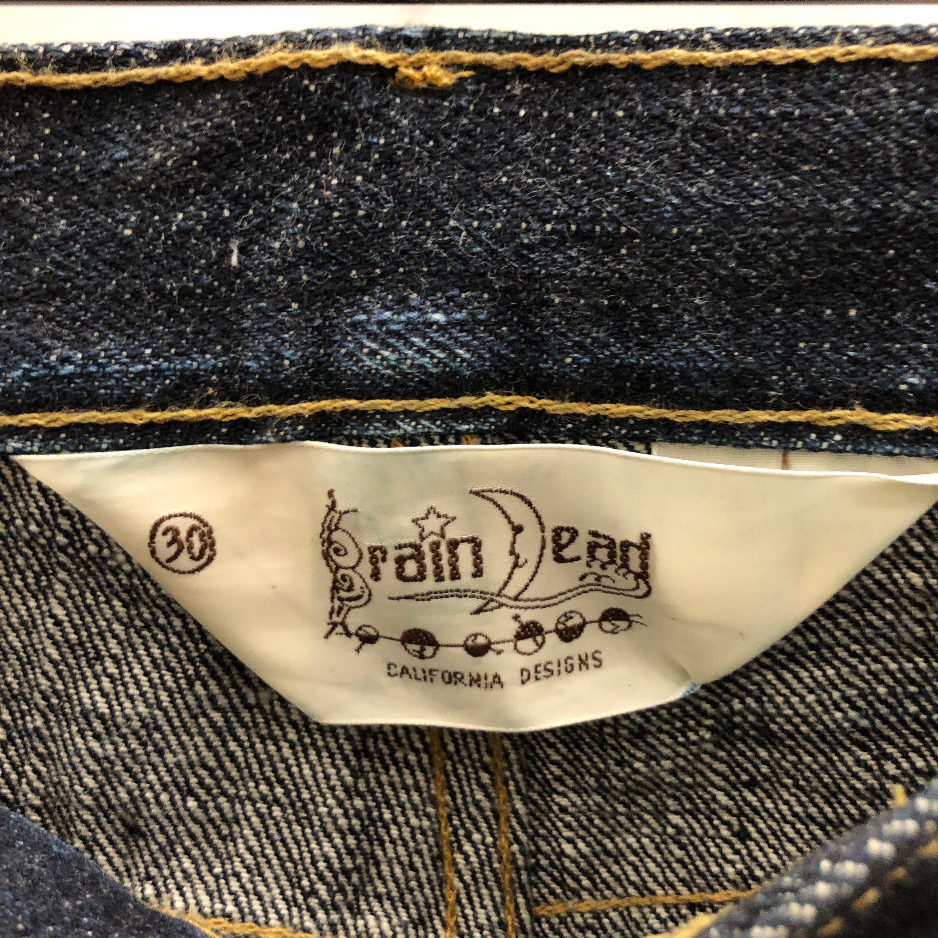 Brain Dead/Straight Pants/30/Denim/NVY/ view 3