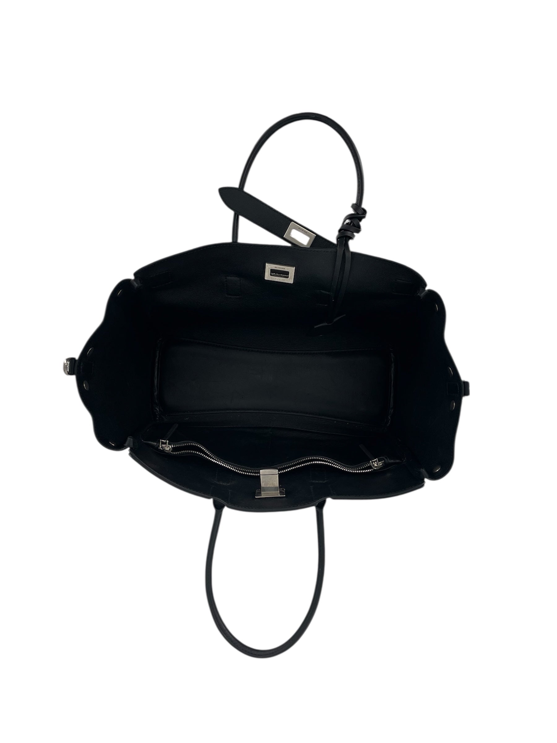 BALENCIAGA/Hand Bag/Leather hi/BLK/BEL AIR CARRY ALL view 5