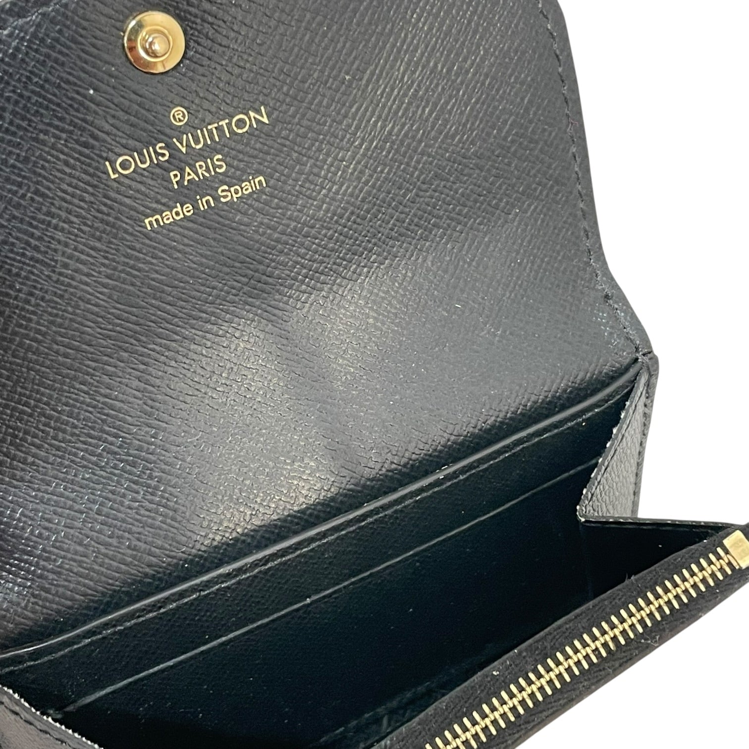 LOUIS VUITTON/Coin Wallet/Monogram/Leather/BRW/L's/rosalie reverse mono view 4