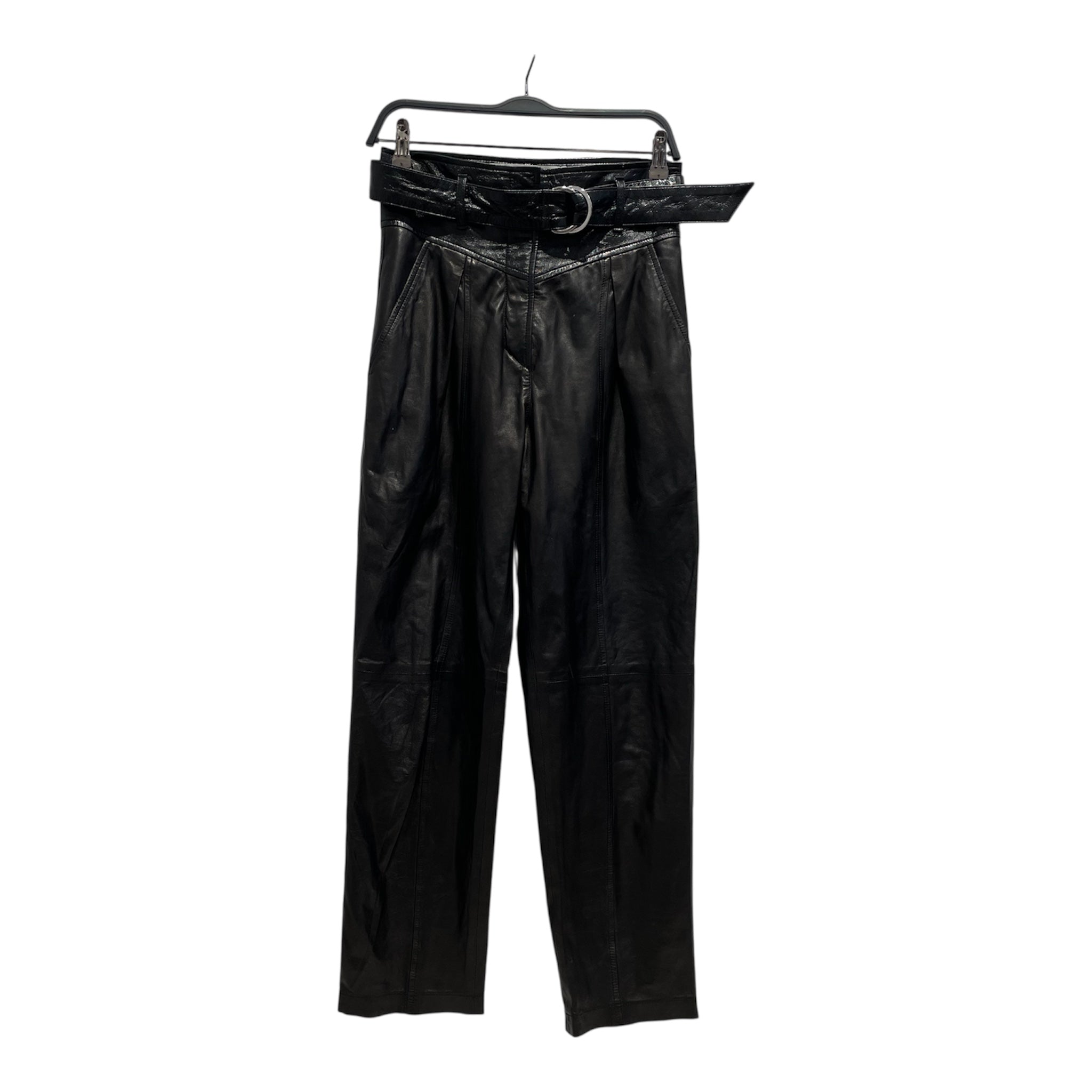 IRO/Bottoms/36/Leather/BLK/idrani view 1