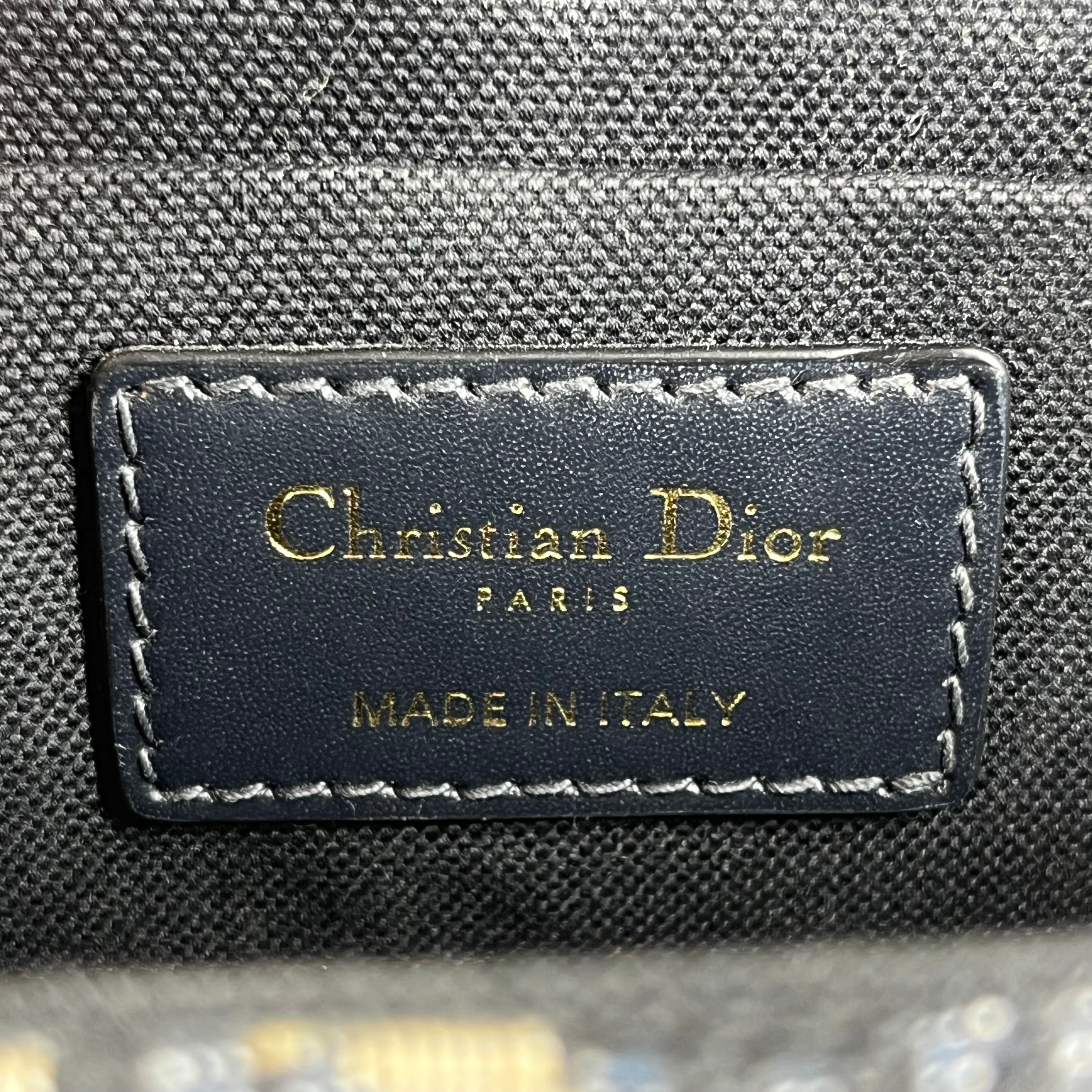 Christian Dior/Hand Bag/All Over Print/Cotton/NVY/Jacquard Montaigne Box Bag view 5