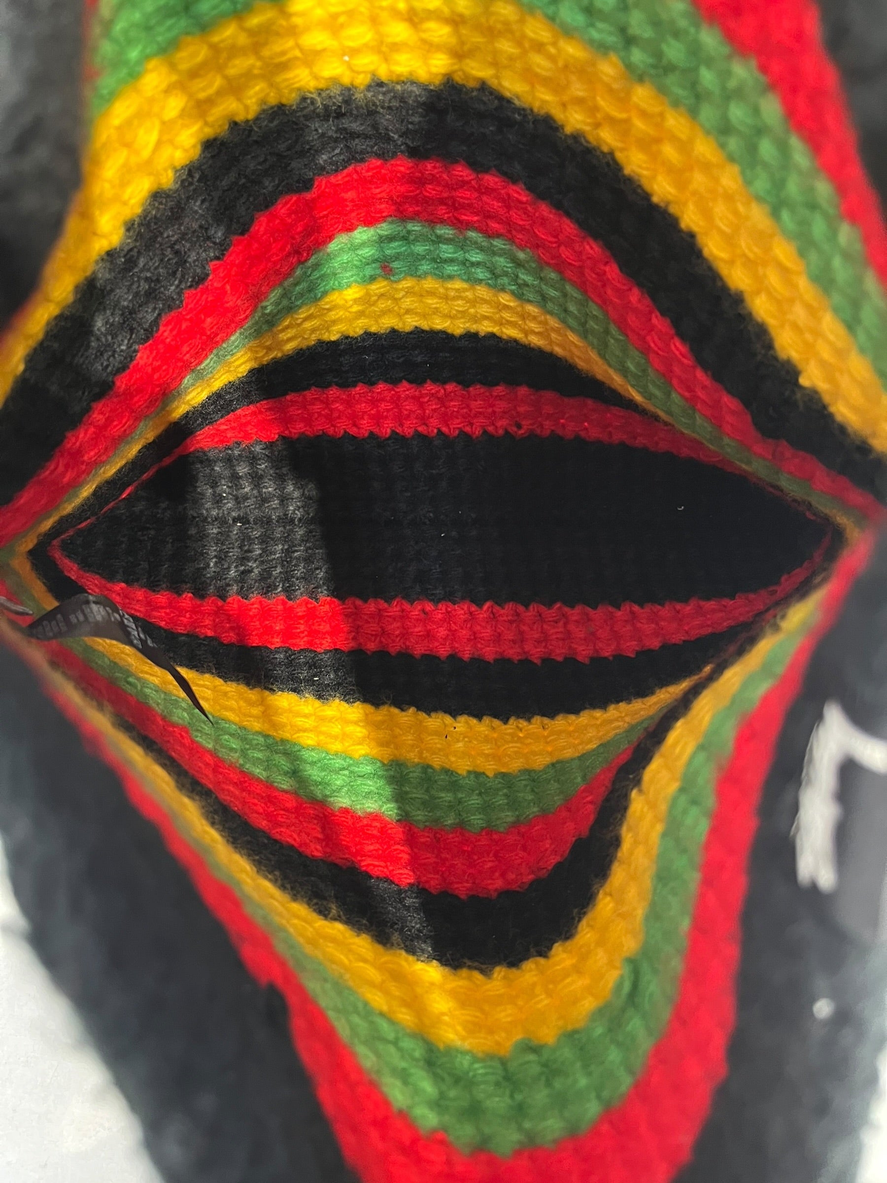 STUSSY/Bag/Stripe/Cotton/RED/KNIT TOTE BAG view 4
