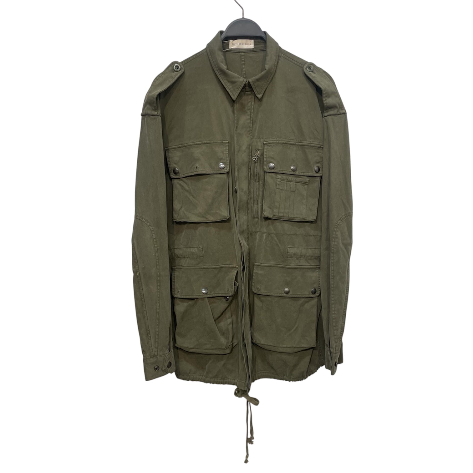 Faith Connexion/Military Jkt/L/Cotton/GRN/MILITARY ARMY JACKET view 1