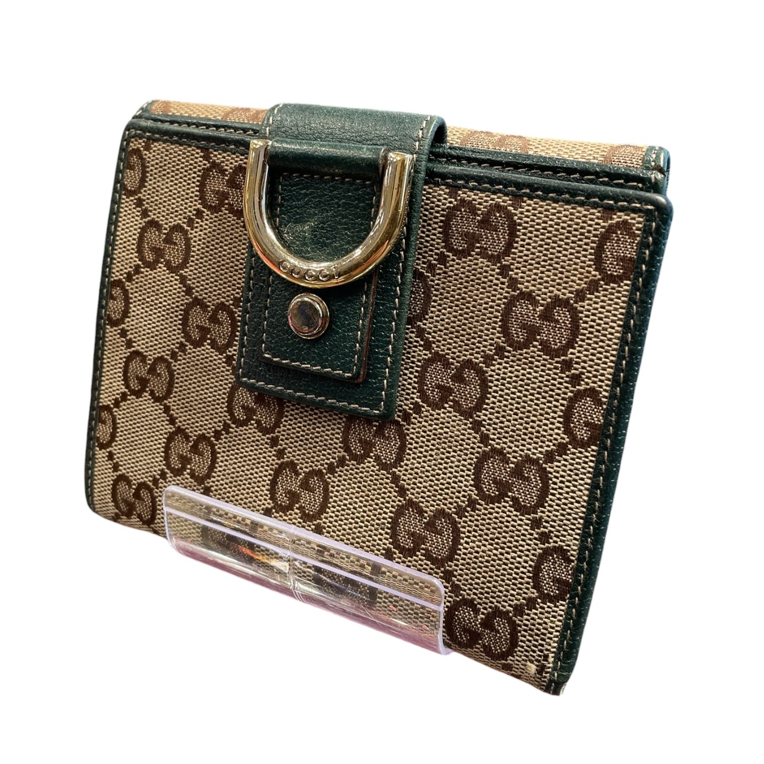 GUCCI/Bifold Wallet/Monogram/BRW/M's/ view 1