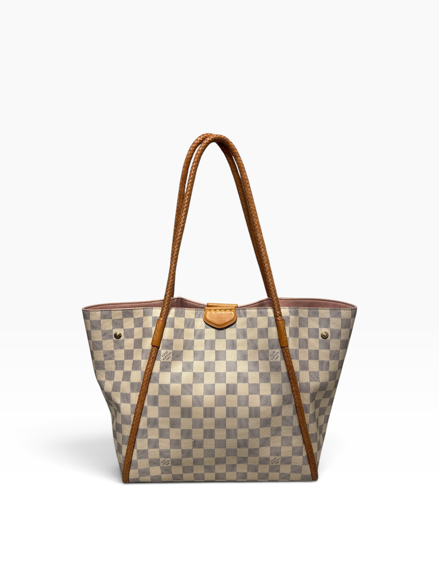 LOUIS VUITTON/Hand Bag/Leather/WHT/Damier Azur Propriano view 3