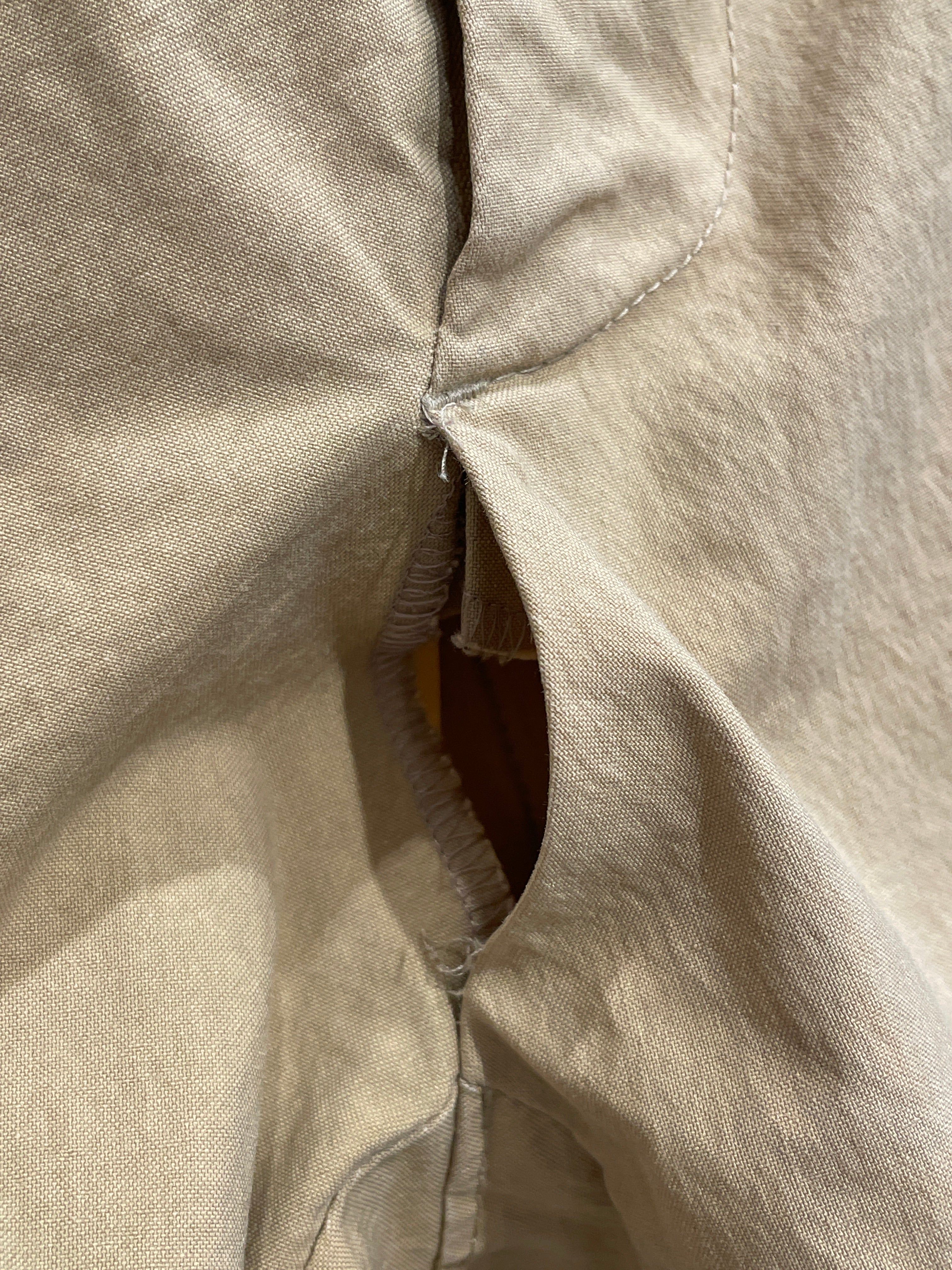 MIU MIU/Straight Pants/Cotton/KHK/ view 4