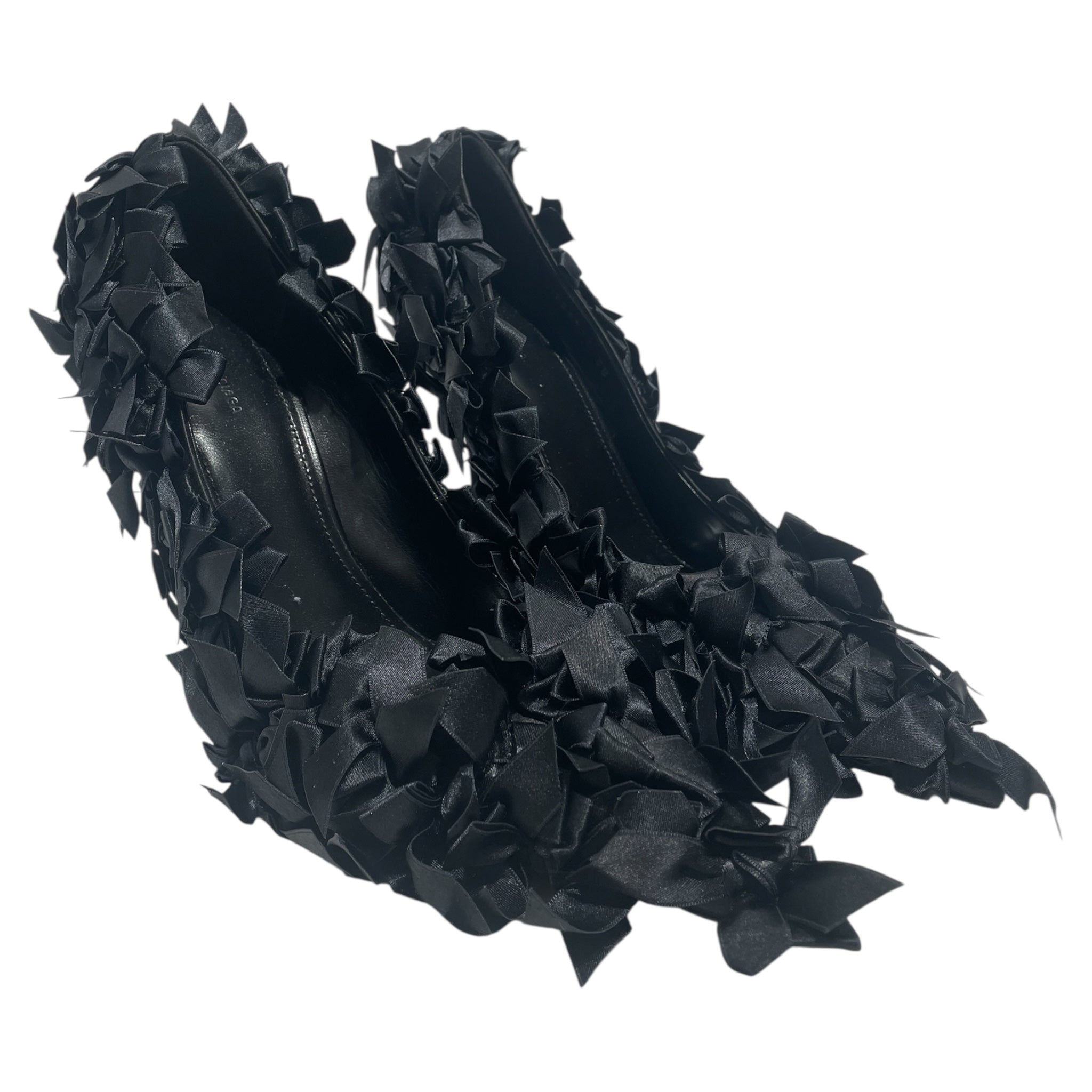 BALENCIAGA/Heels/EU 38/BLK/Marie-A-Satin Pump view 1