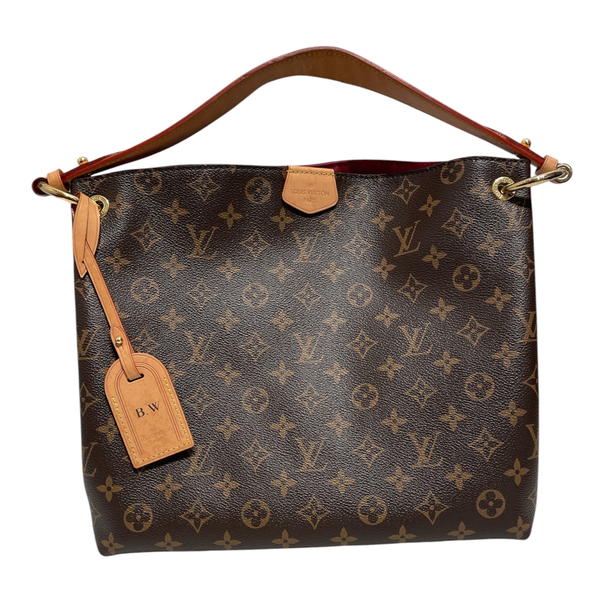 LOUIS VUITTON/Hand Bag/Monogram/Leather/BRW/Gracefull PM view 1