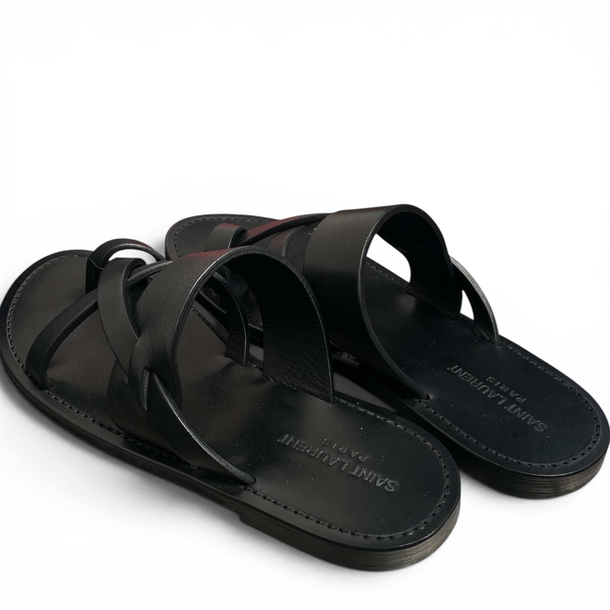 YVES SAINT LAURENT/Sandals/EU 42.5/Leather/BLK/CULVER view 2